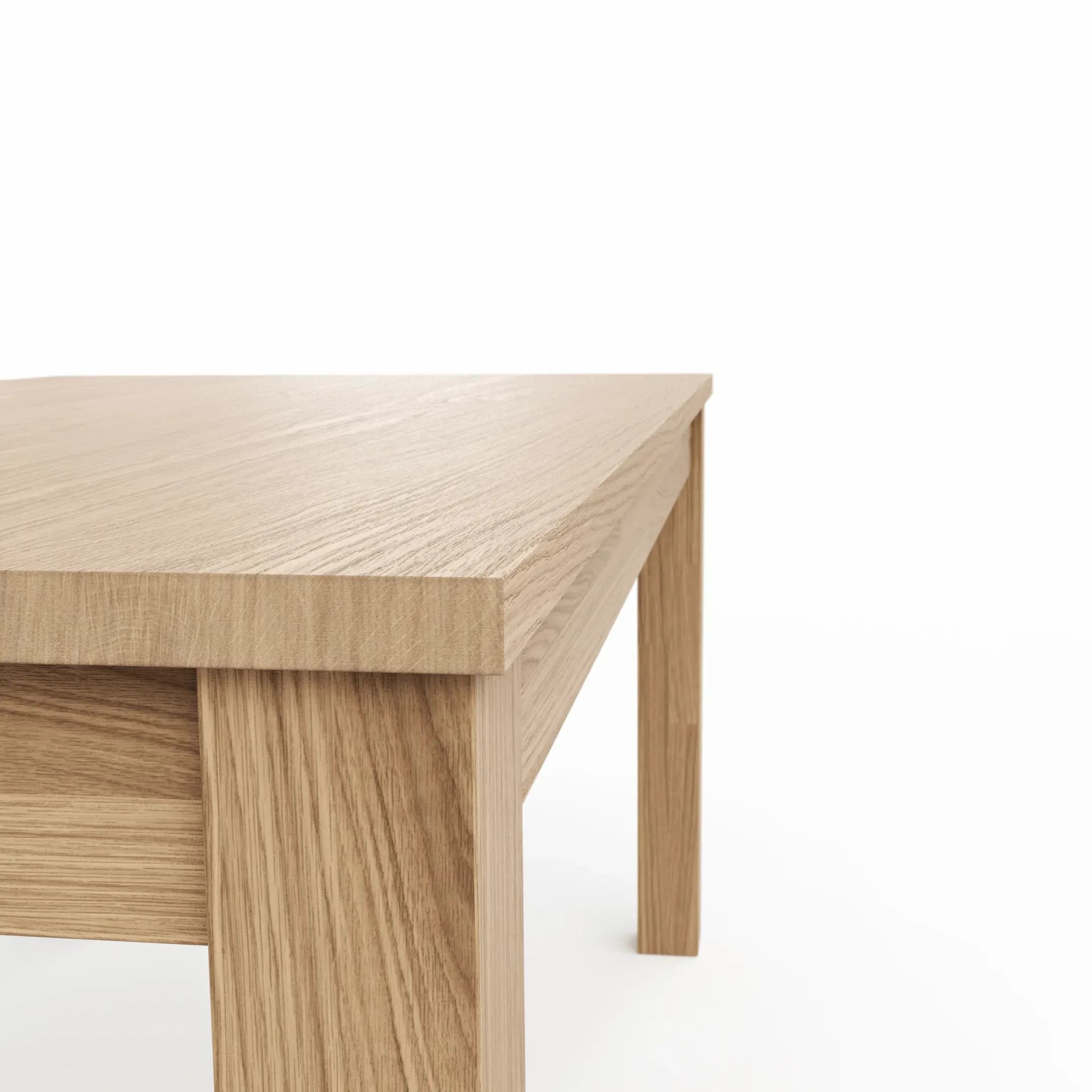 Esstische Dinner - ausziehbar, LB ca. 160x90 cm , Eiche bianco massiv