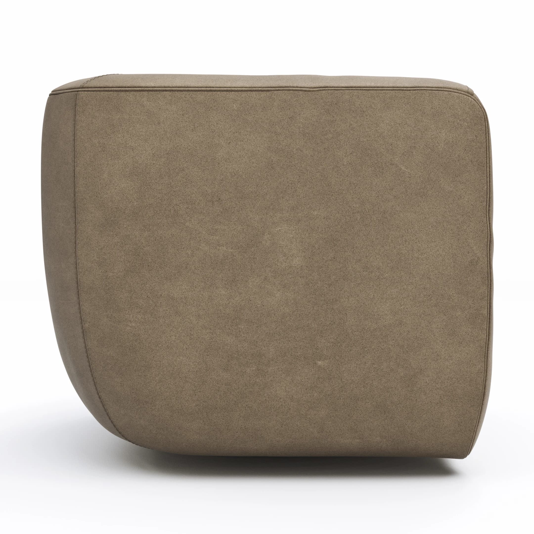 Sessel Stormy - drehbar, Stoff, Rauchbraun
