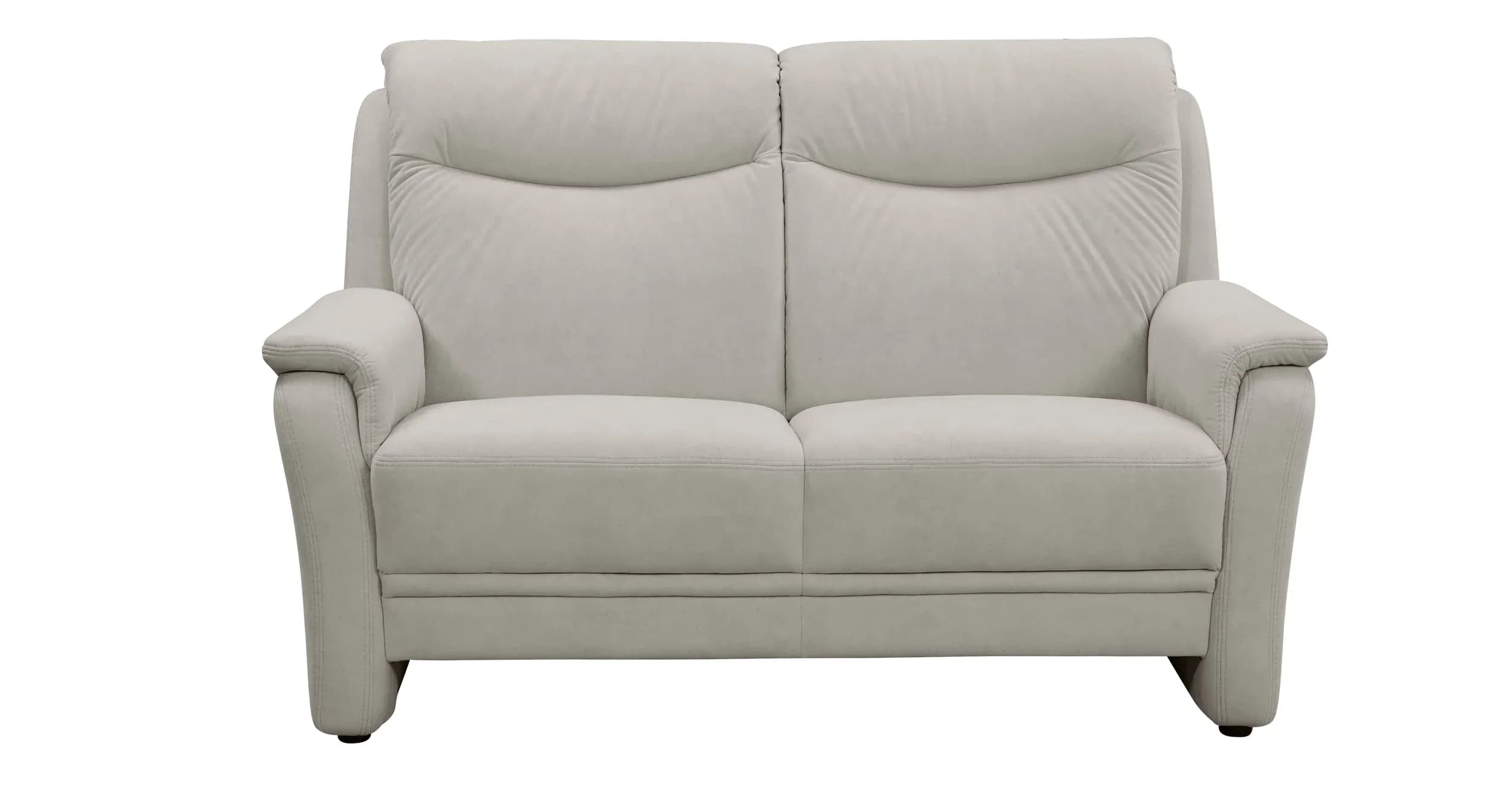 Sofa - 2-Sitzer, Stoff, Hellgrau