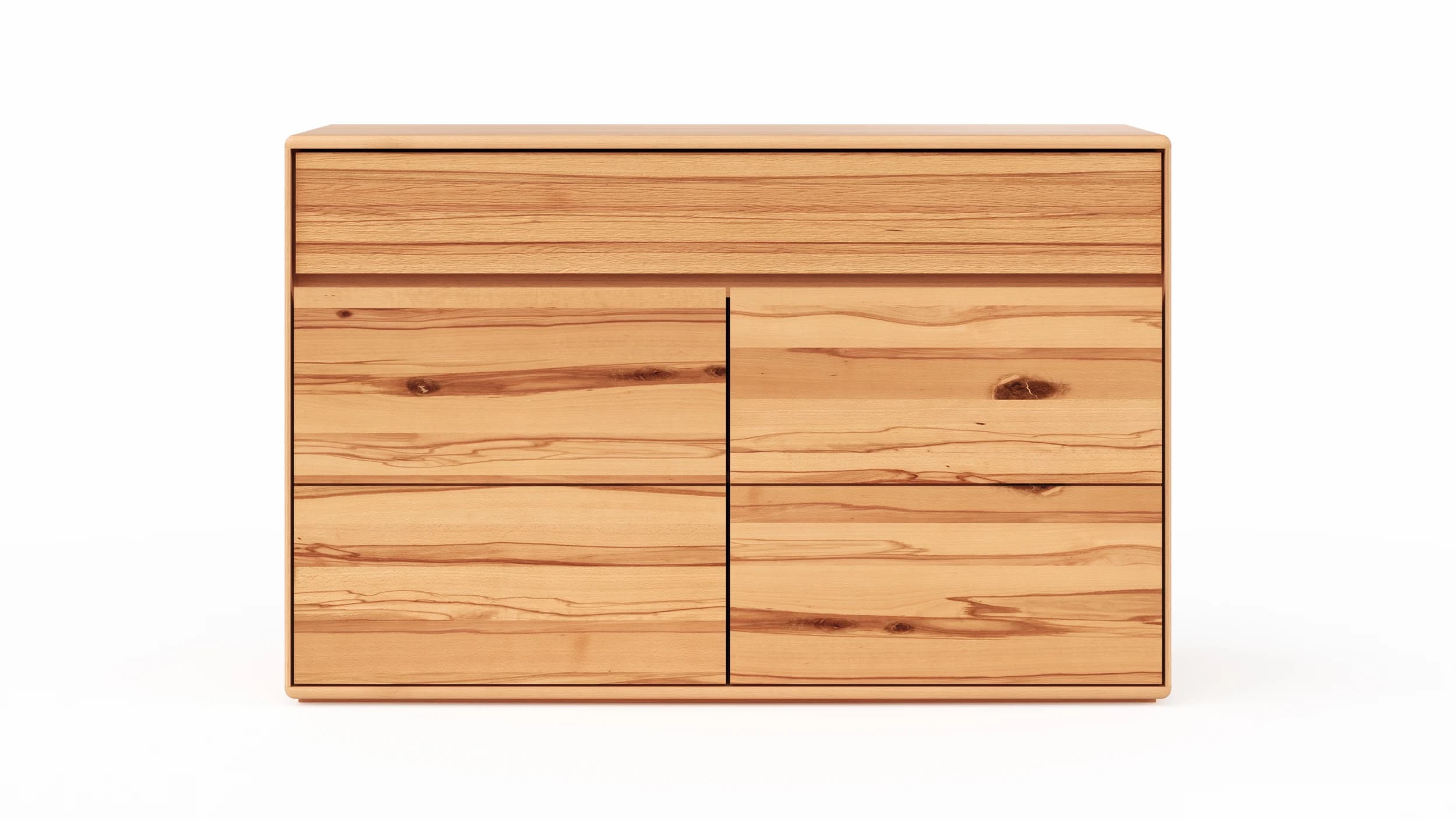 Sideboard Hillsboro - Buche/Kernbuche natur, geölt