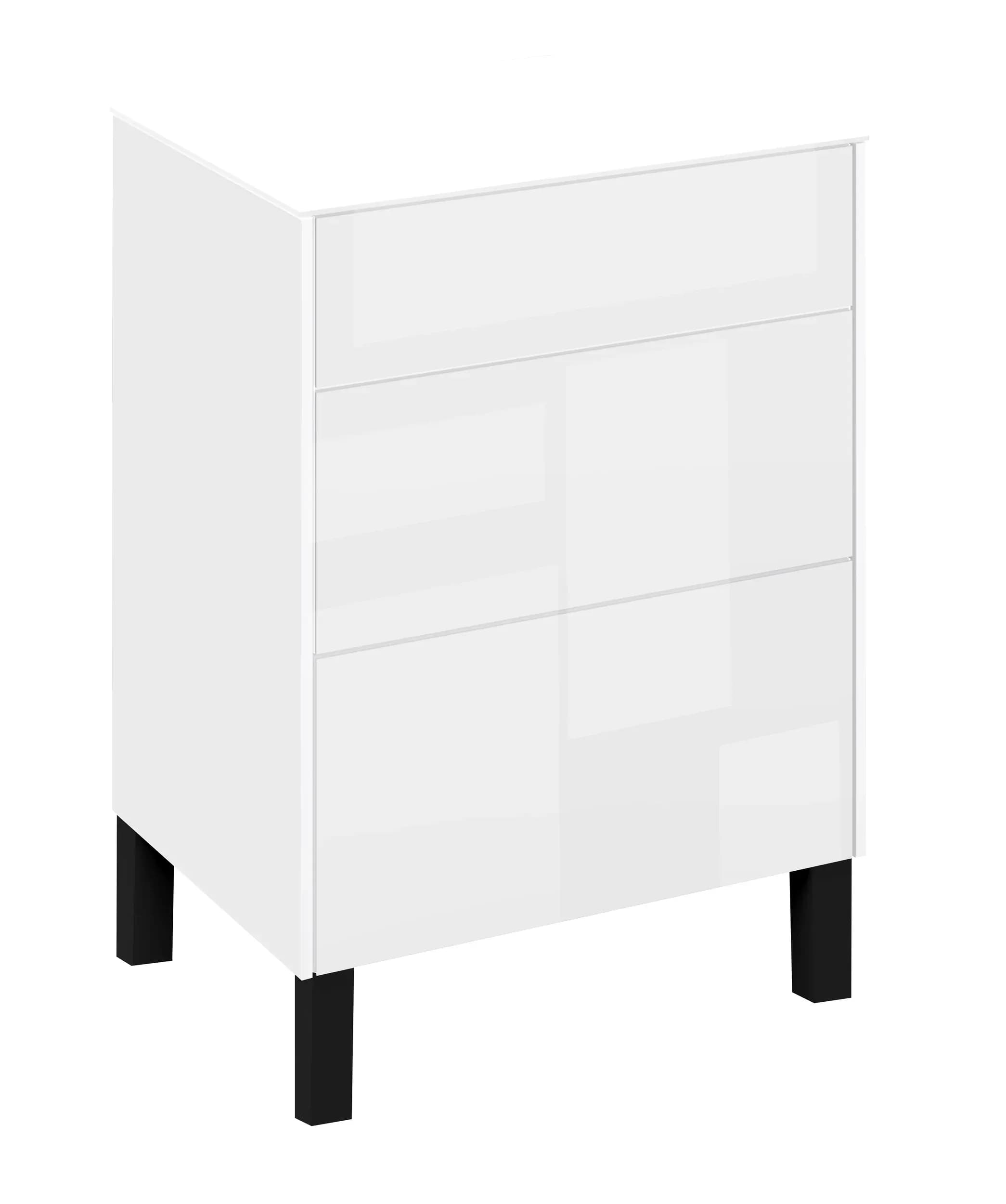 Kommode - B ca. 52 cm, Weiß