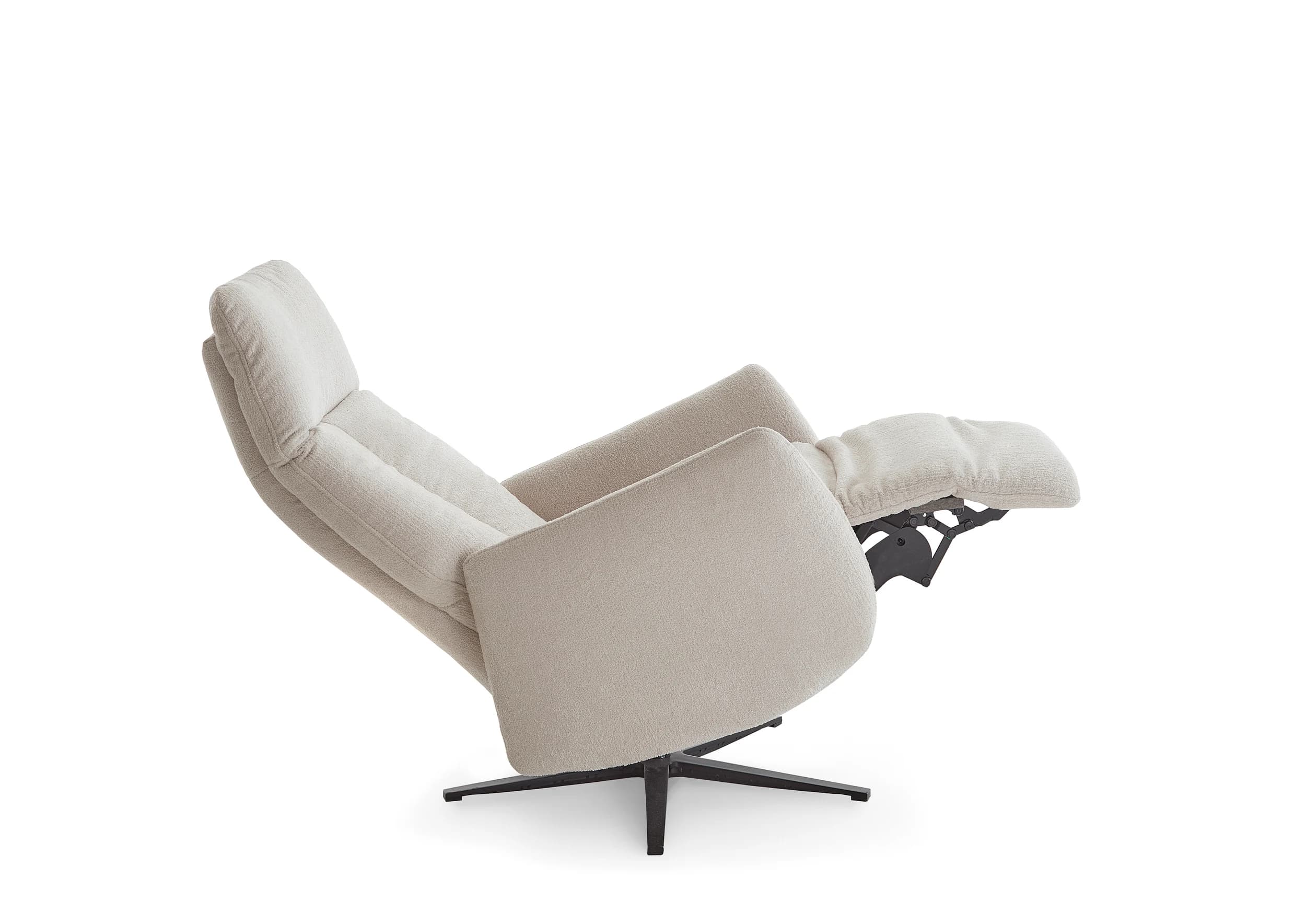 Sessel - Relaxfunktion, Stoff, Beige