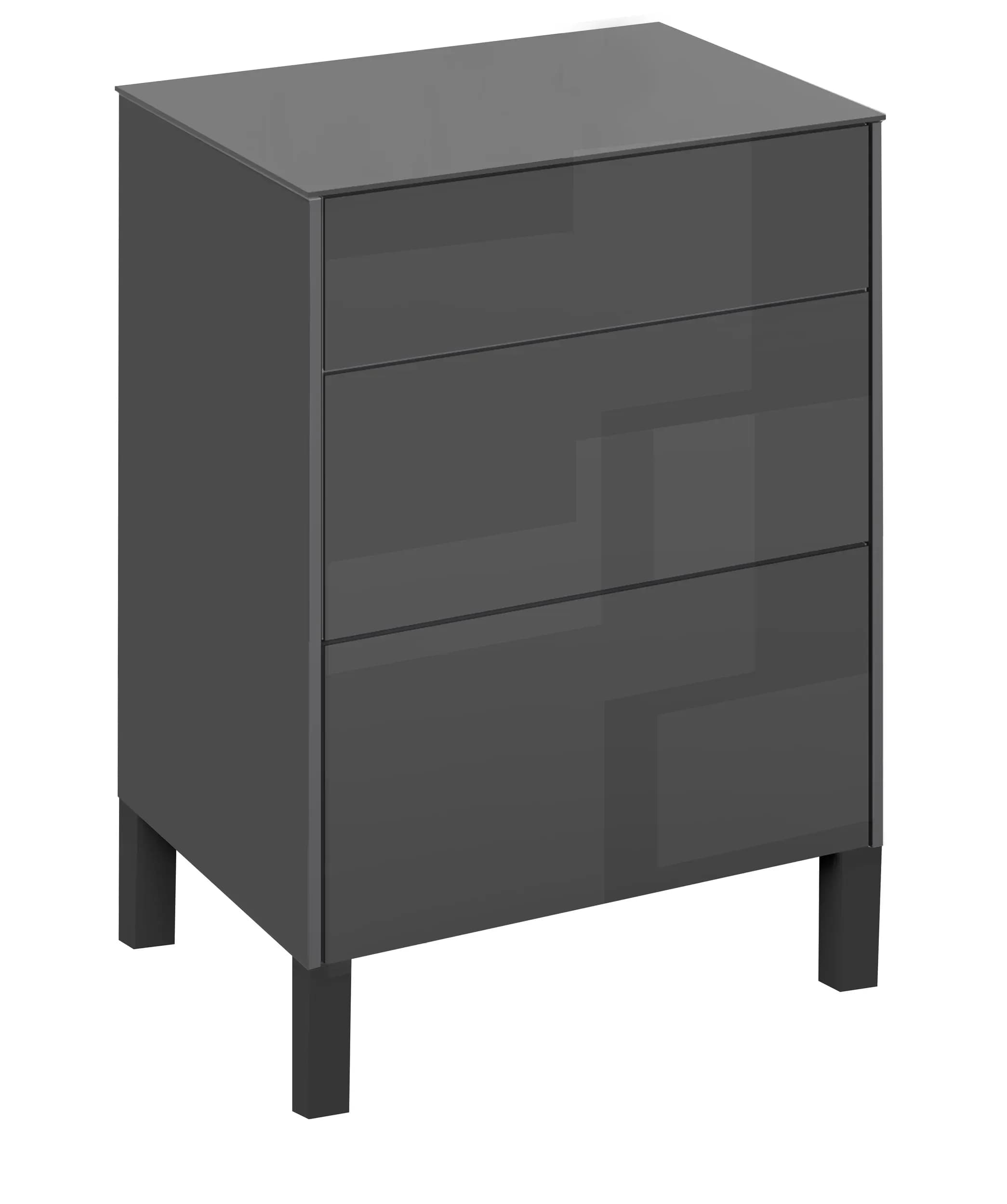 Kommode - B ca. 52 cm, Anthrazit