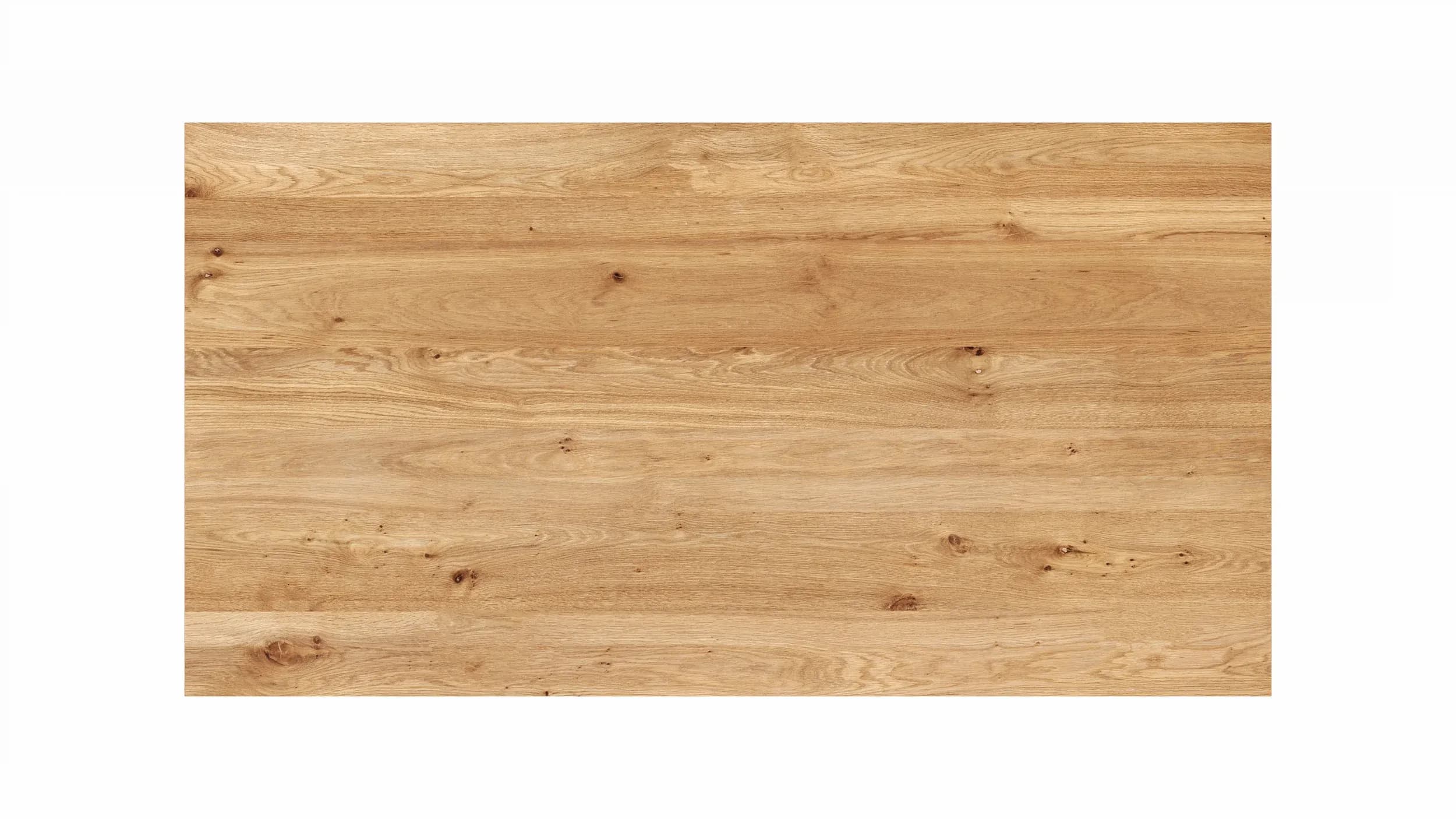Esstisch Saratoga - ausziehbar, LB ca. 180x95 cm, Wildeiche massiv, natur geölt