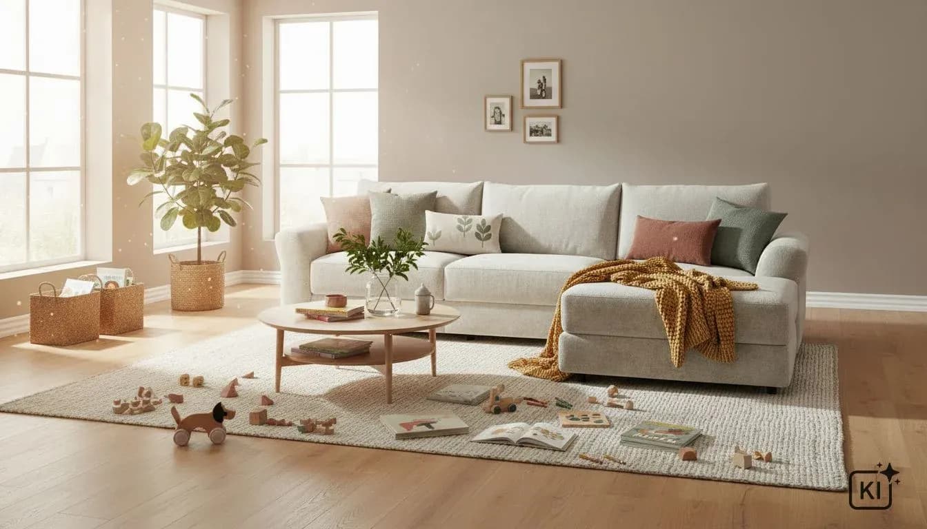 Ecksofa Almeria - 2-Sitzer mit Longchair rechts inkl. 1 Relaxfunktion motorisch, Stoff, Offwhite