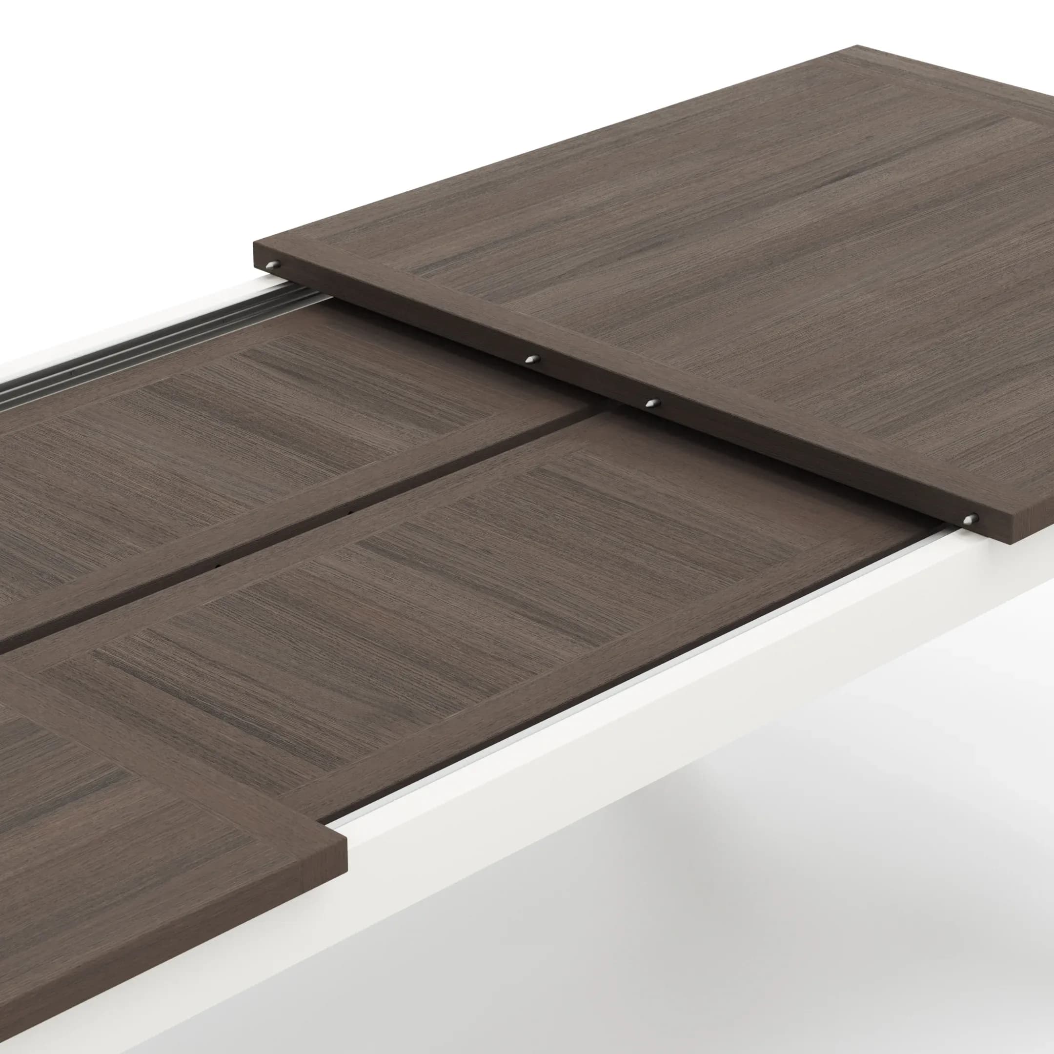Esstisch Litchfield - ausziehbar, LB ca. 200(240,280)x100 cm, Eichenfurnier, XO Gray