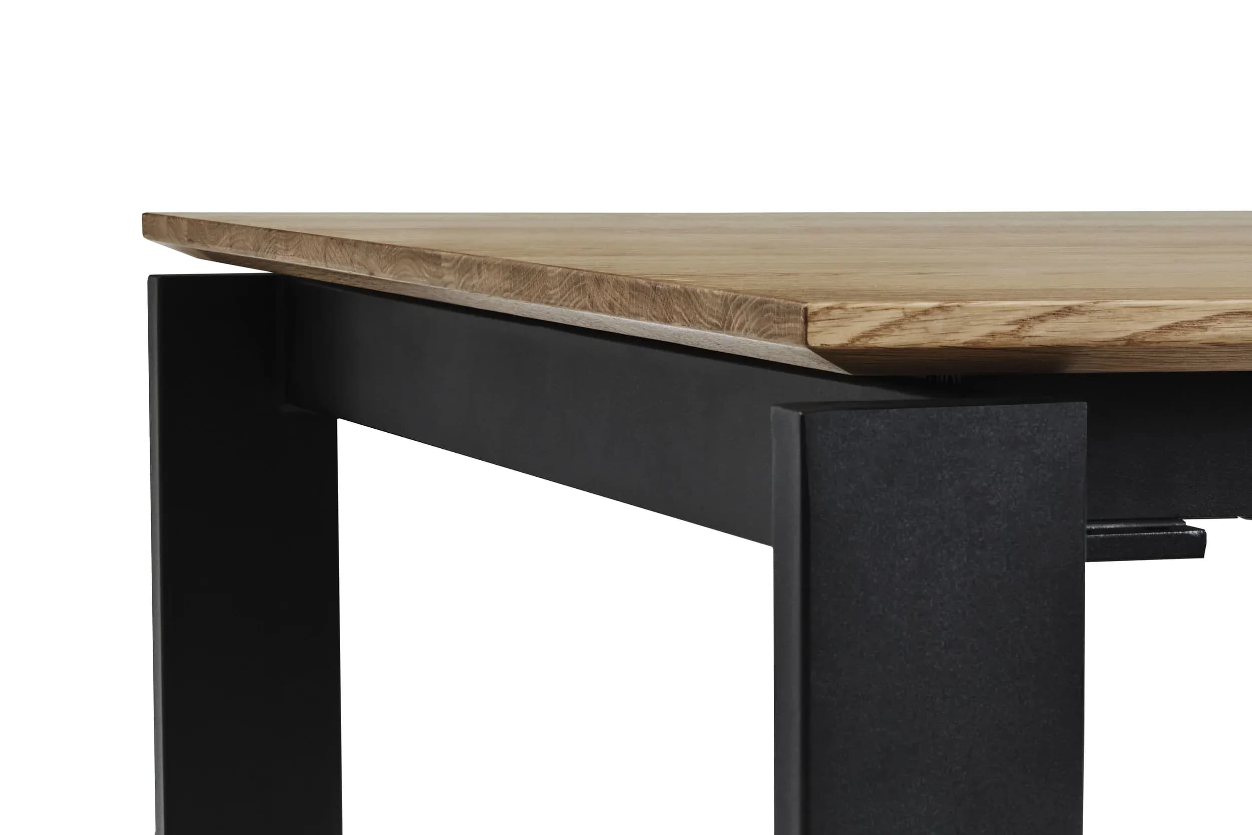 Esstisch - ausziehbar, LB ca. 200x100 cm, Eiche furniert