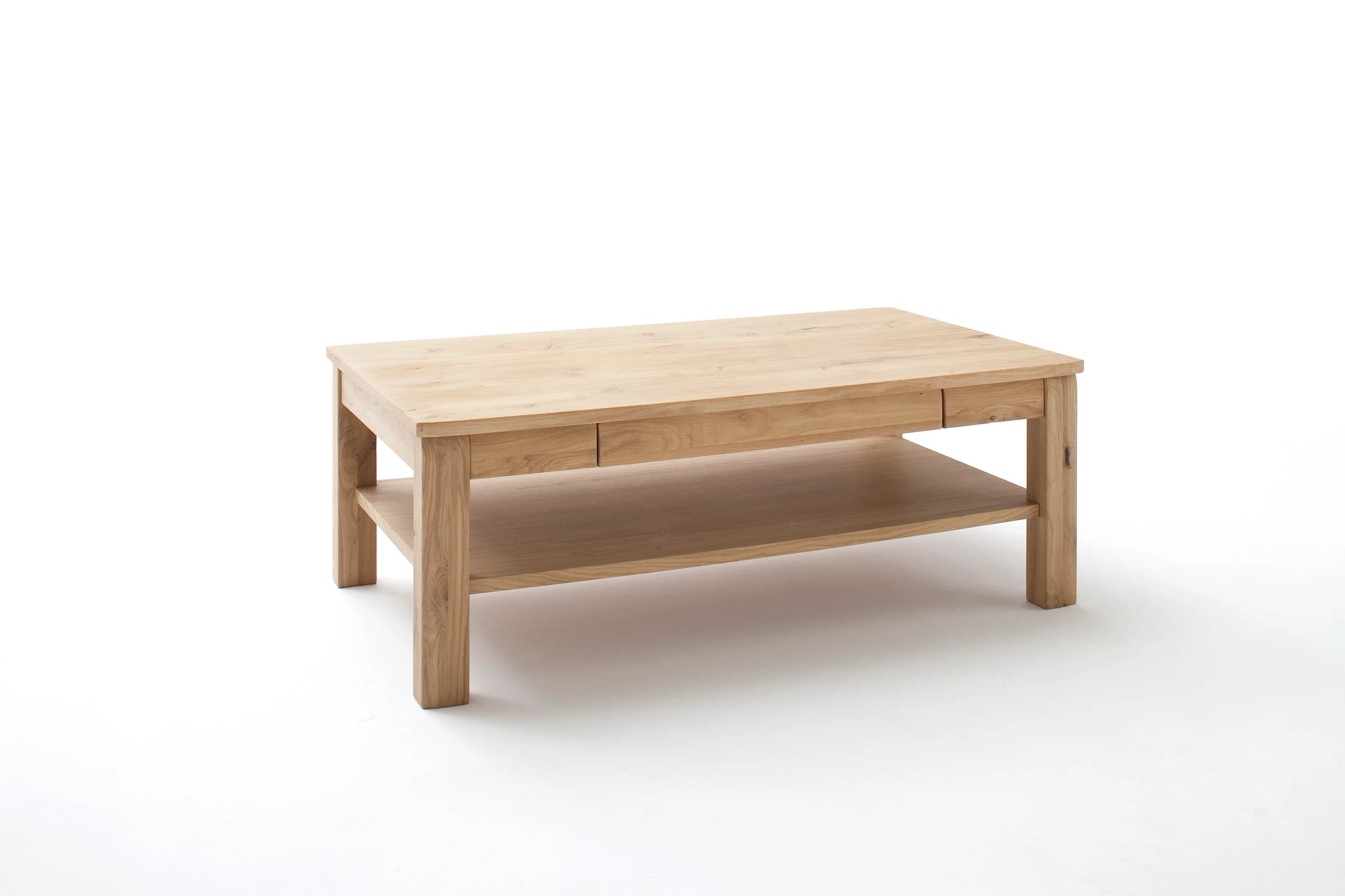 Couchtisch - Schubkasten, LBH ca. 117x65x42 cm,  Eiche teilmassiv