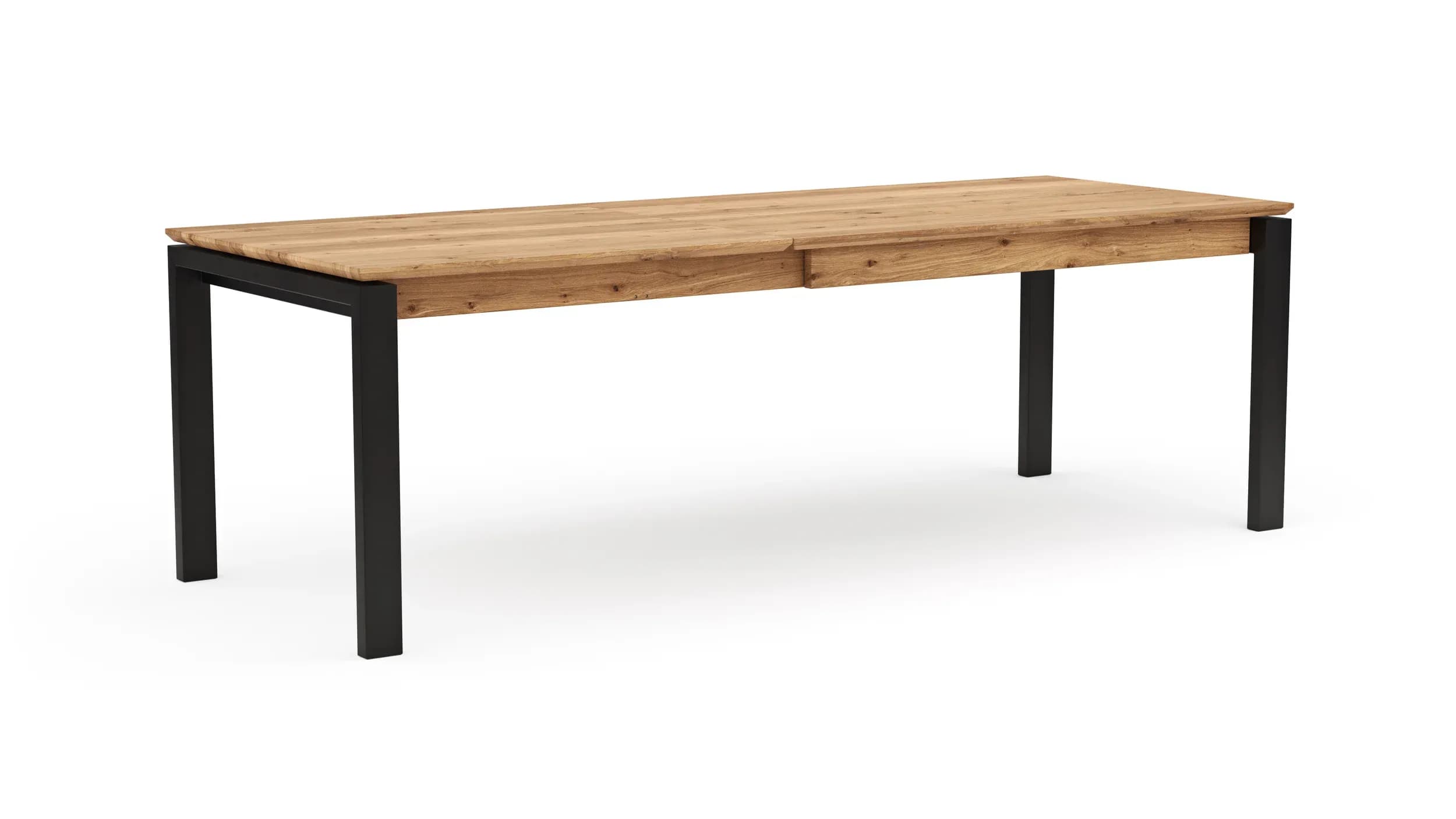 Esstisch Farmingdale - ausziehbar, LB ca. 140x90 cm, Eiche massiv, natur geölt