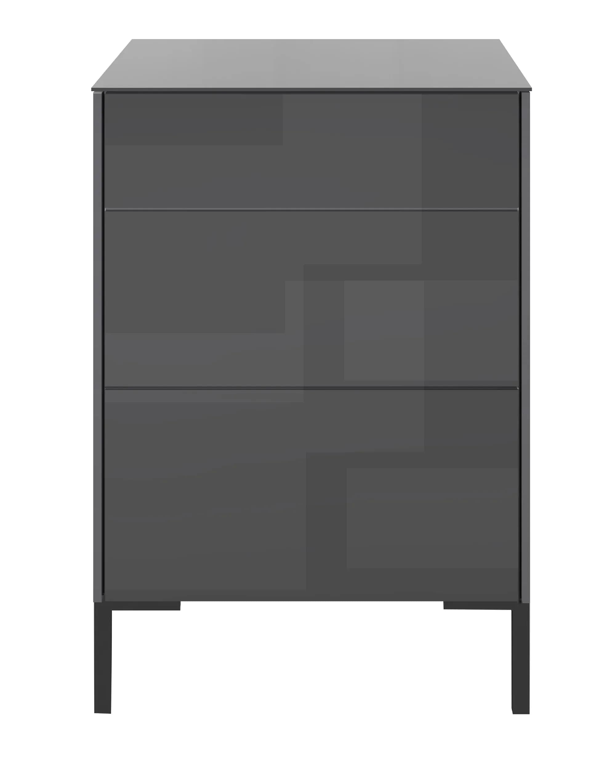 Kommode - B ca. 52 cm, Anthrazit