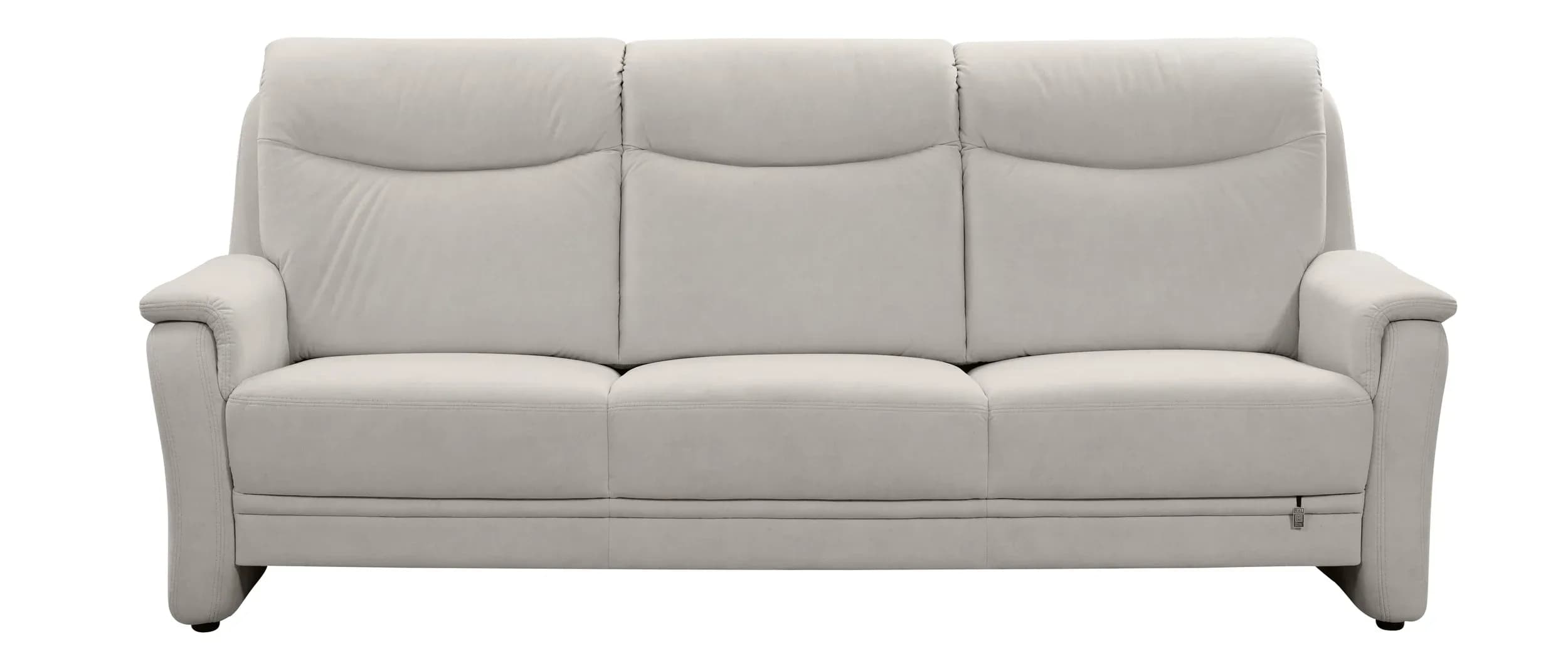Sofa - 3-Sitzer, Stoff, Hellgrau