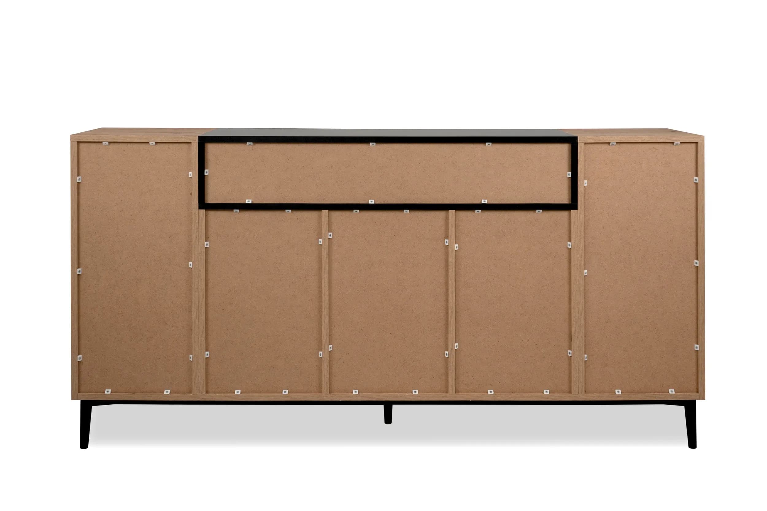 Sideboard- Vintage Dekor, Schwarz