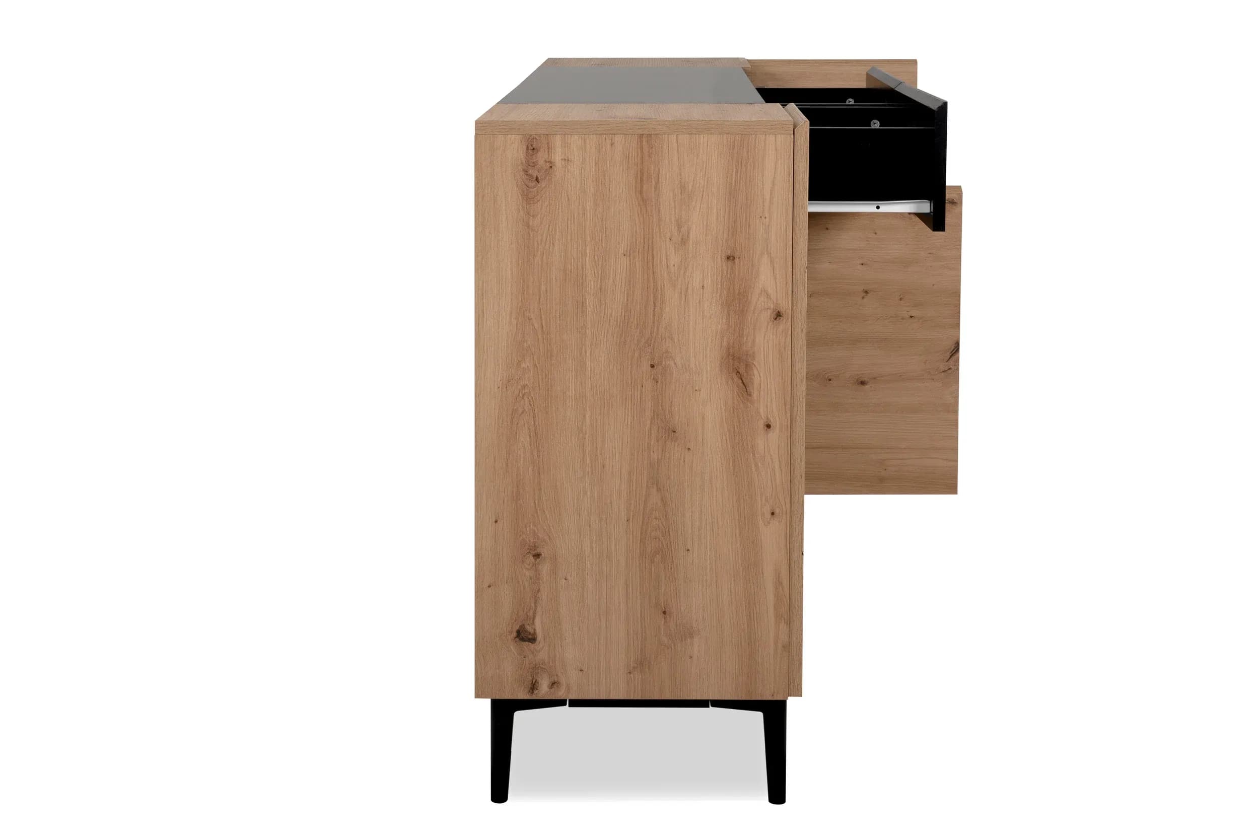 Sideboard- Vintage Dekor, Schwarz