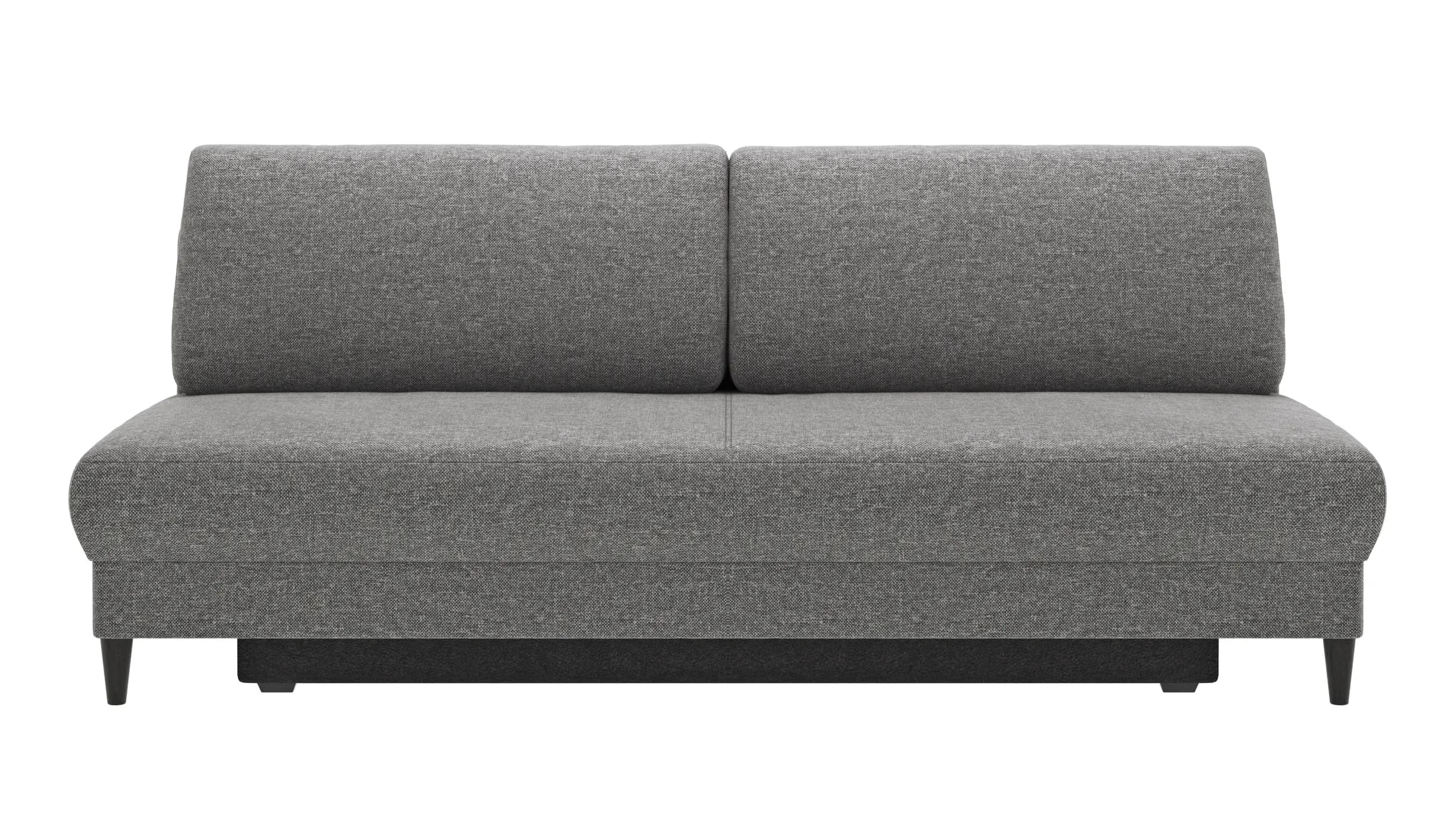 Schlafsofa Salema - 3-Sitzer mit Schlaffunktion (Liegefläche ca. 150x200 cm), Stoff, Graphit
