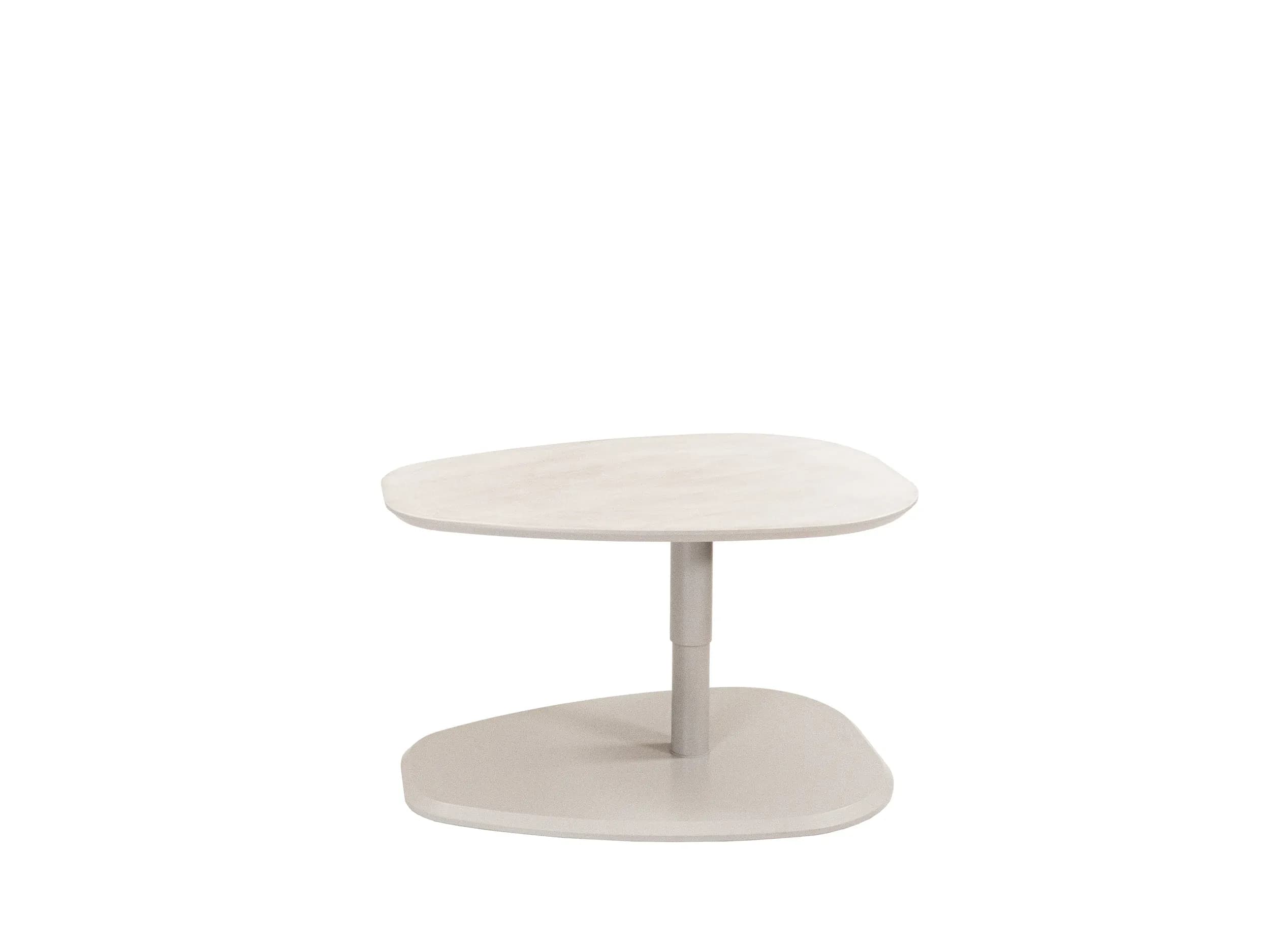 Couchtisch - höhenverstellbar, LBH ca. 80x60x47-65 cm, Steingrau