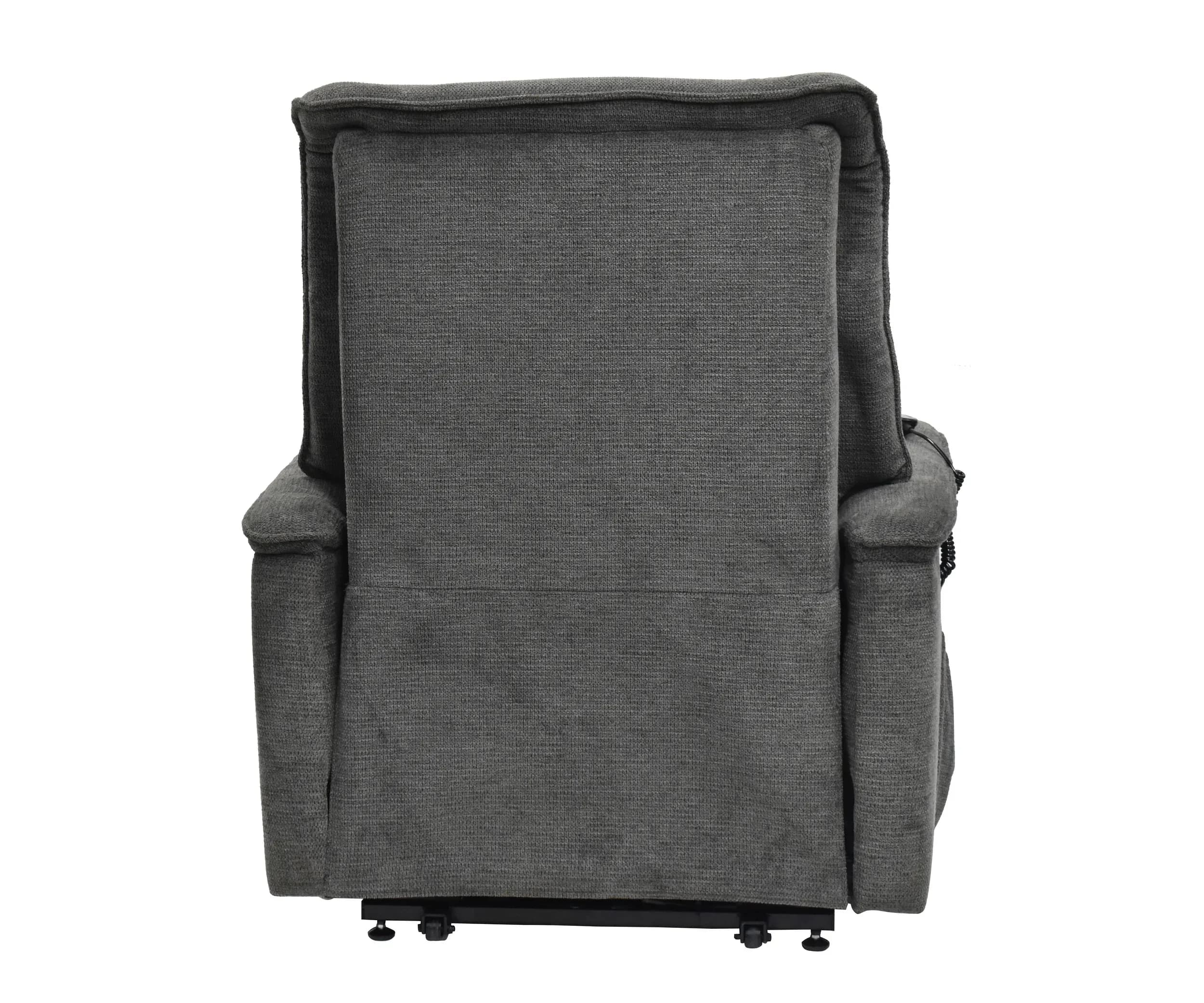 TV-Sessel MIKLAS - Aufstehhilfe, Relaxfunktion, Stoff, Grau