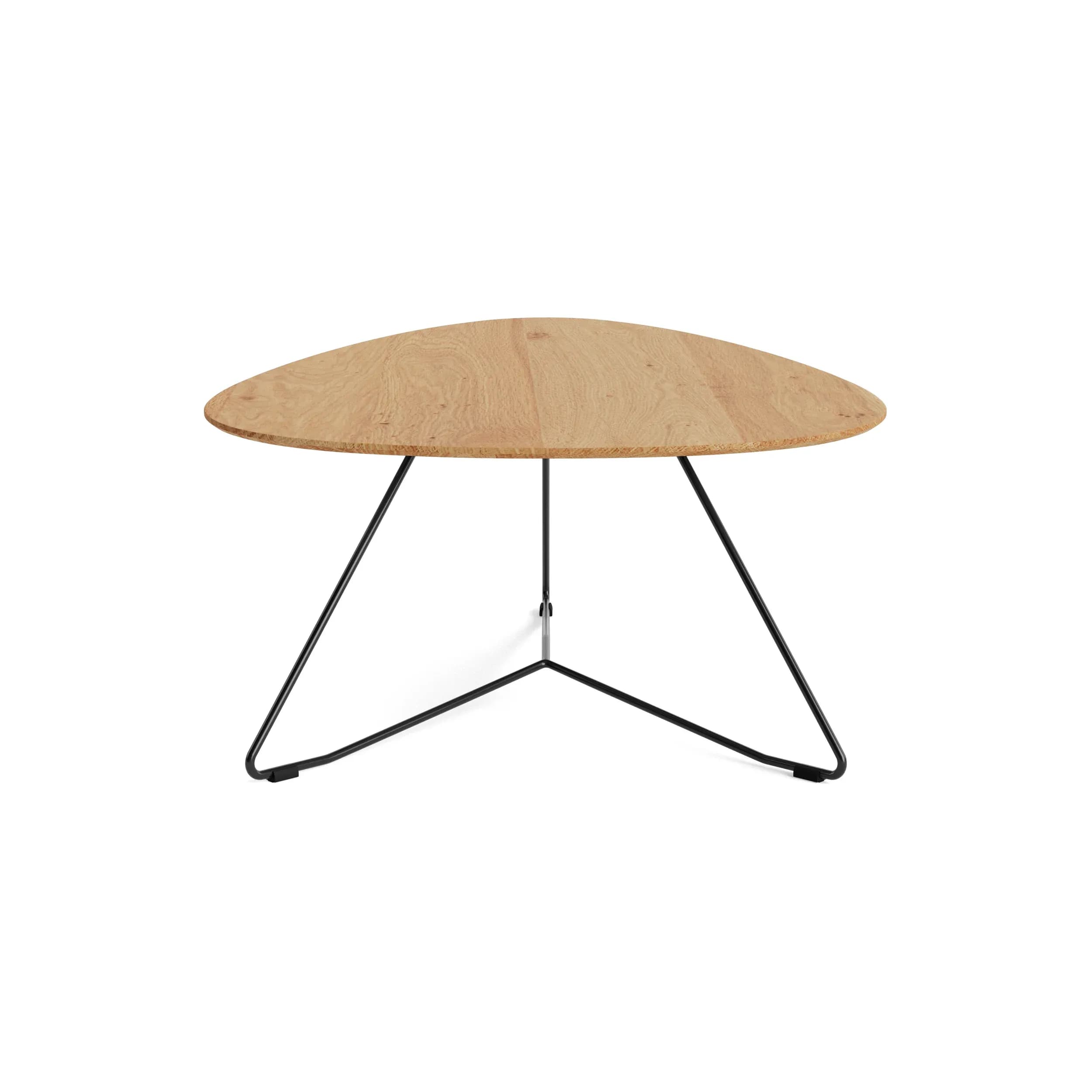 Couchtisch Oliva - LBH ca. 100x70x37 cm, Eiche massiv, Natur geölt