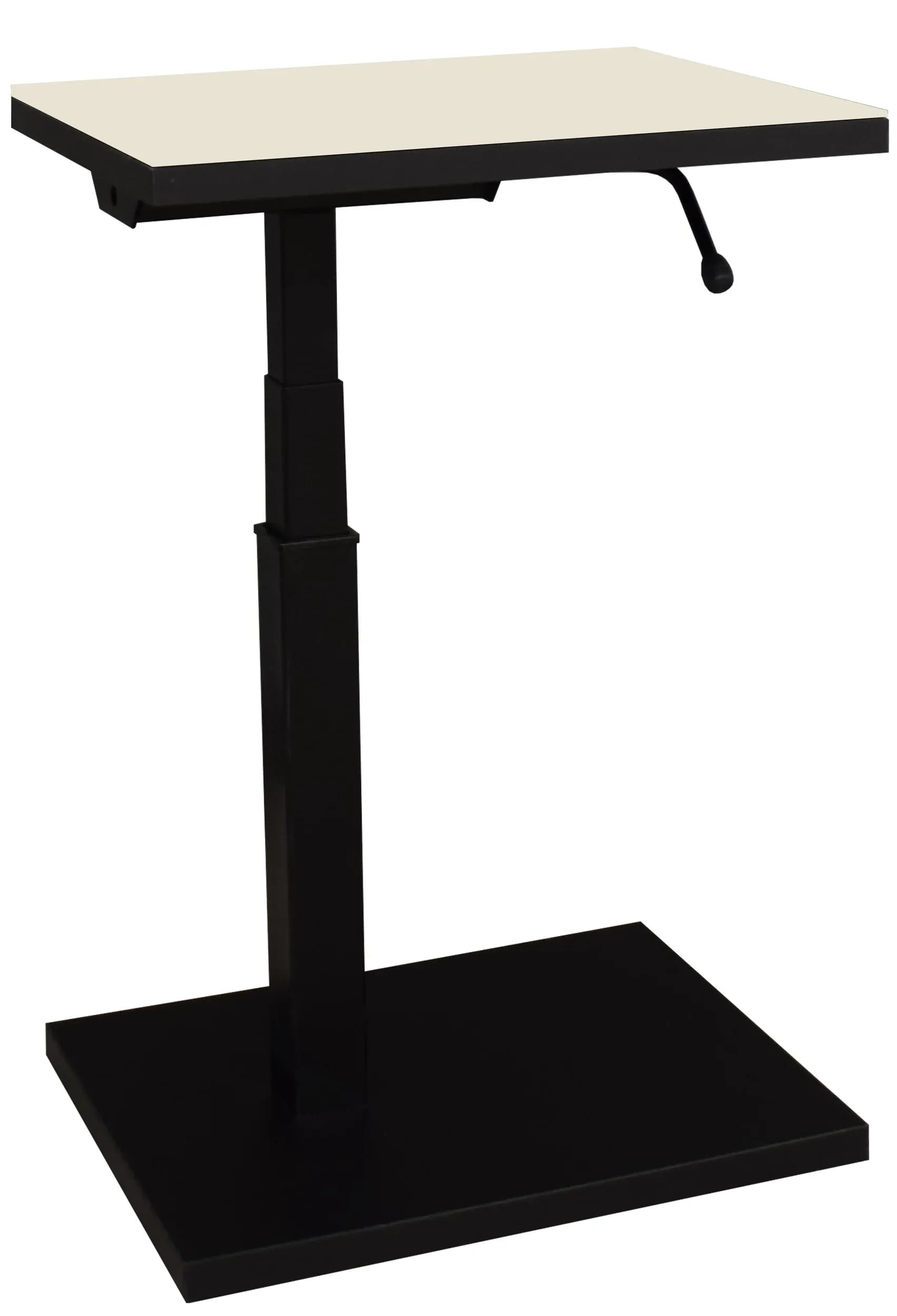 Beistelltisch - höhenverstellbar, LB ca. 45x35 cm, Kaschmir, Schwarz