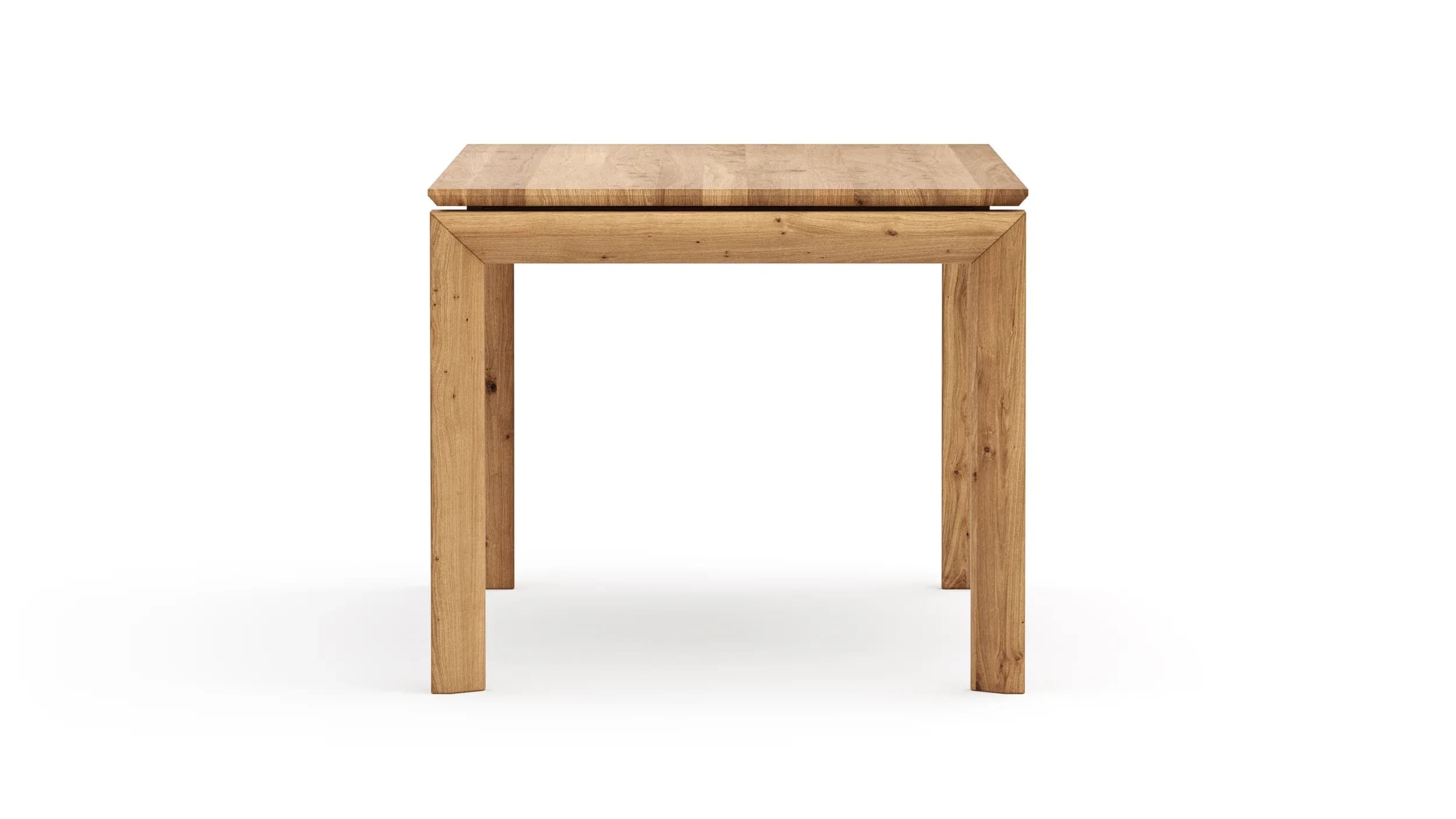 Esstisch Farmingdale - ausziehbar, Platte mit schräger Kante, LB ca. 180x90 cm, Eiche massiv, geölt