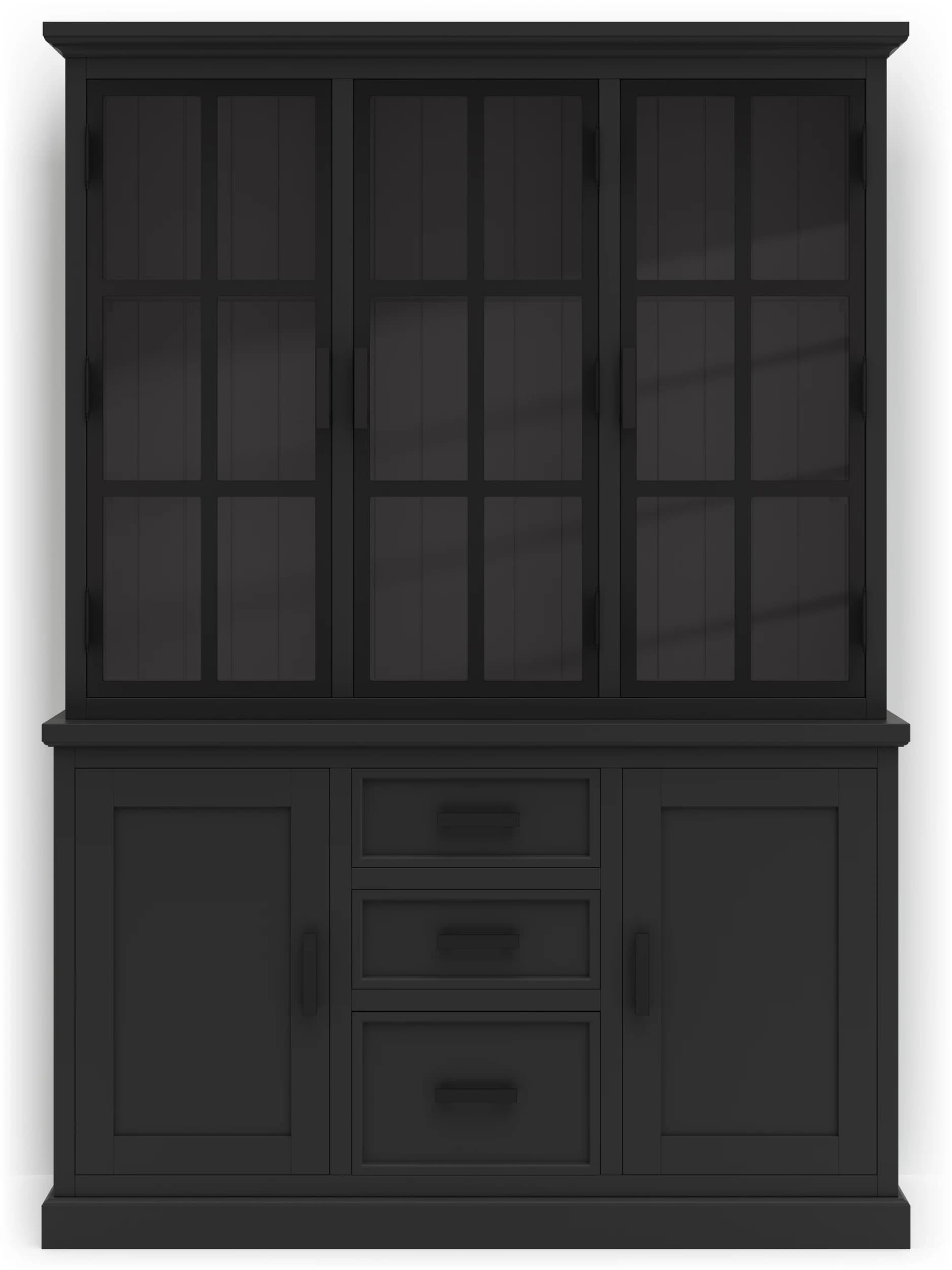 Buffetschrank Litchfield Metal - Stone Blue???, Non-Antique / Metal, Black???