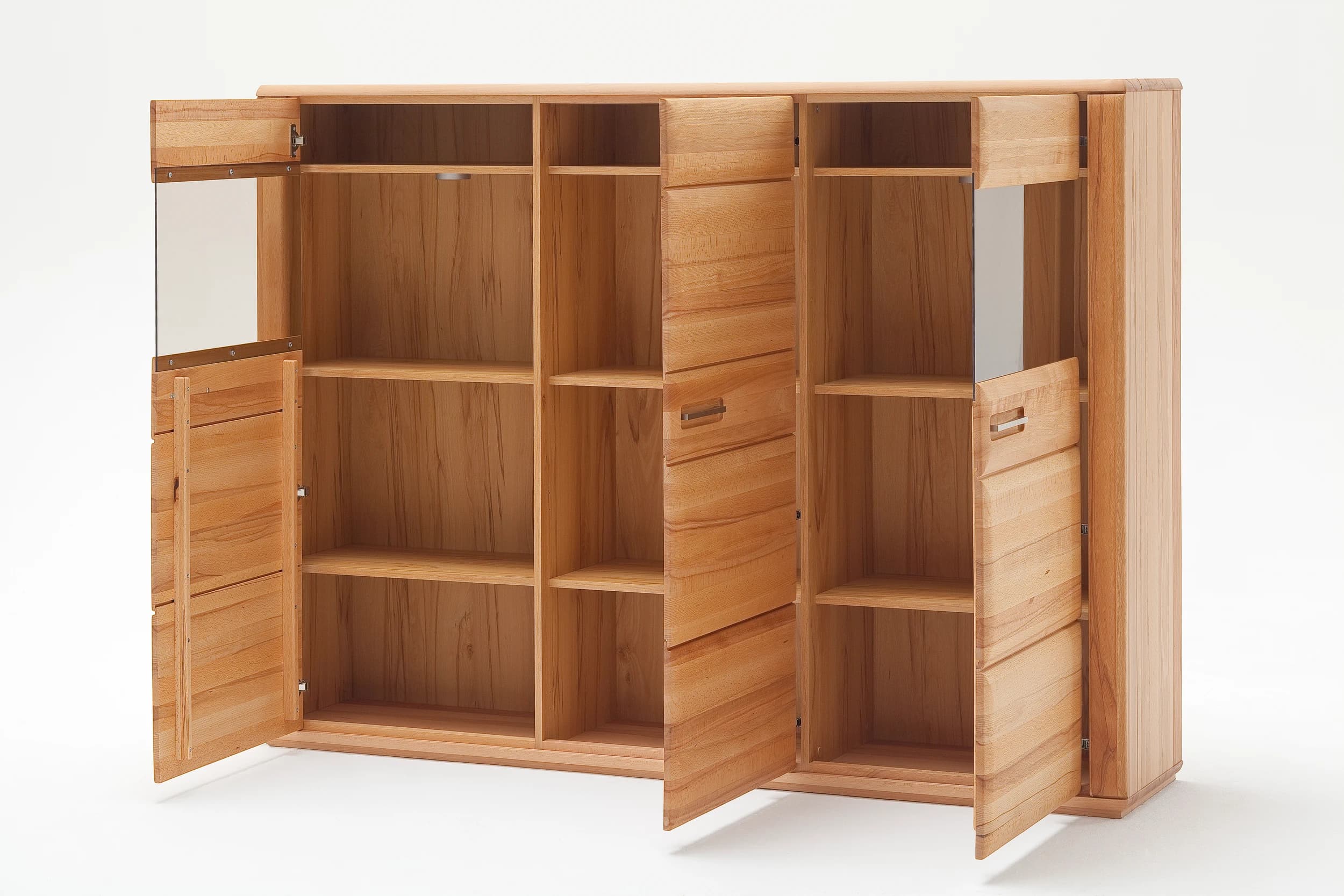 Highboard - Kernbuche teilmassiv