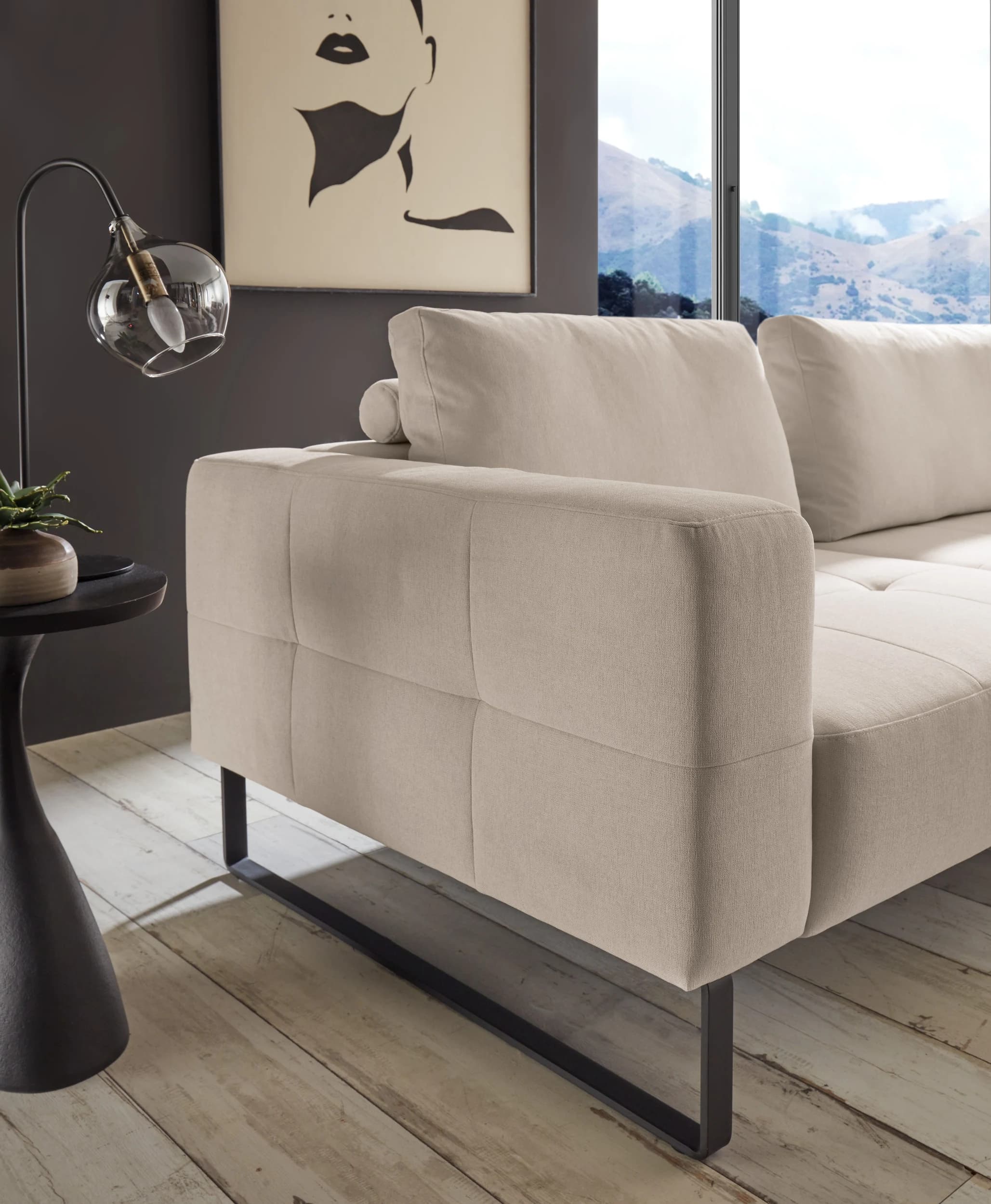 Ecksofa - 3-Sitzer mit Ecke rechts