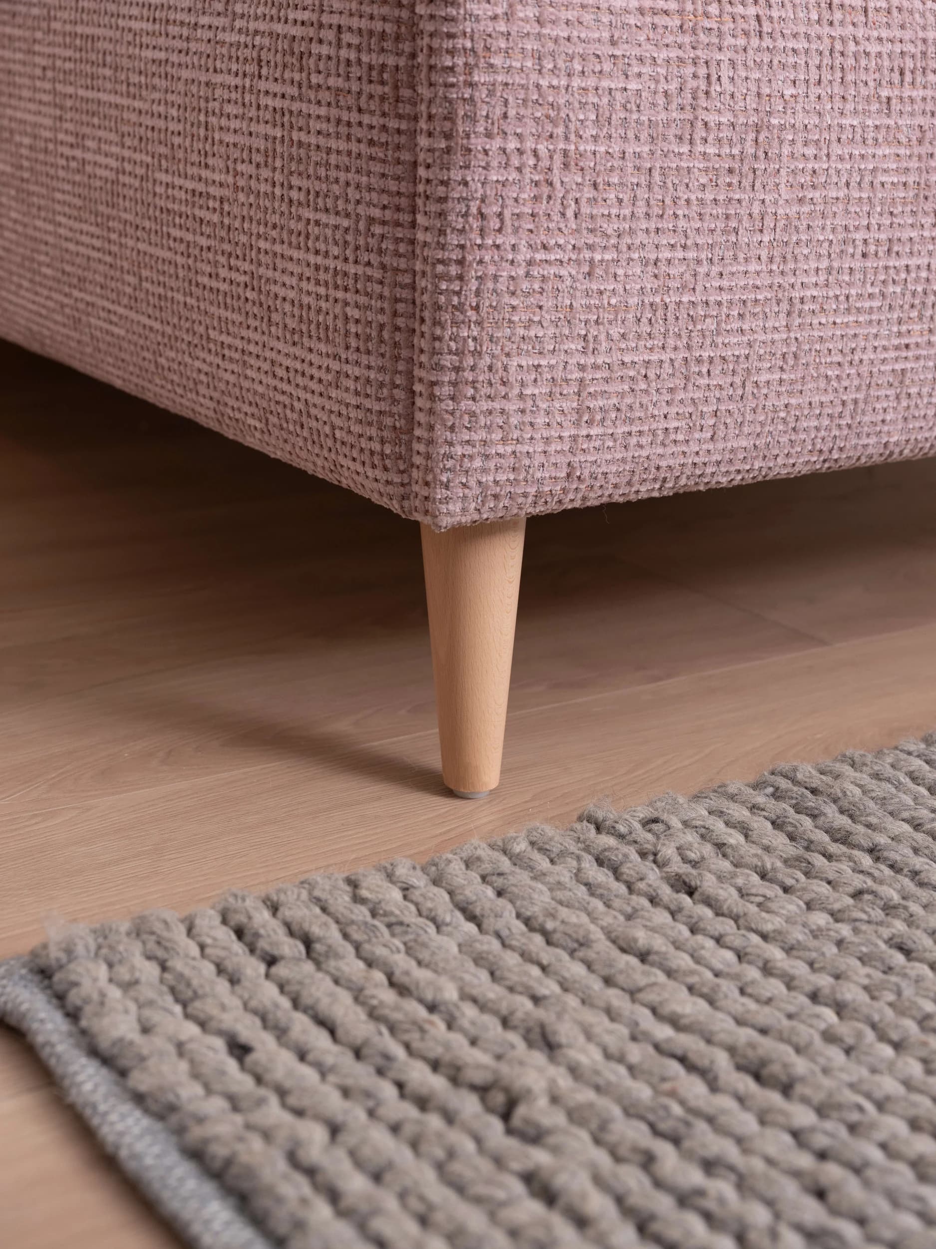 Boxspringbett EM Malo - Liegefläche ca. 120x200 cm, Stoff, braun