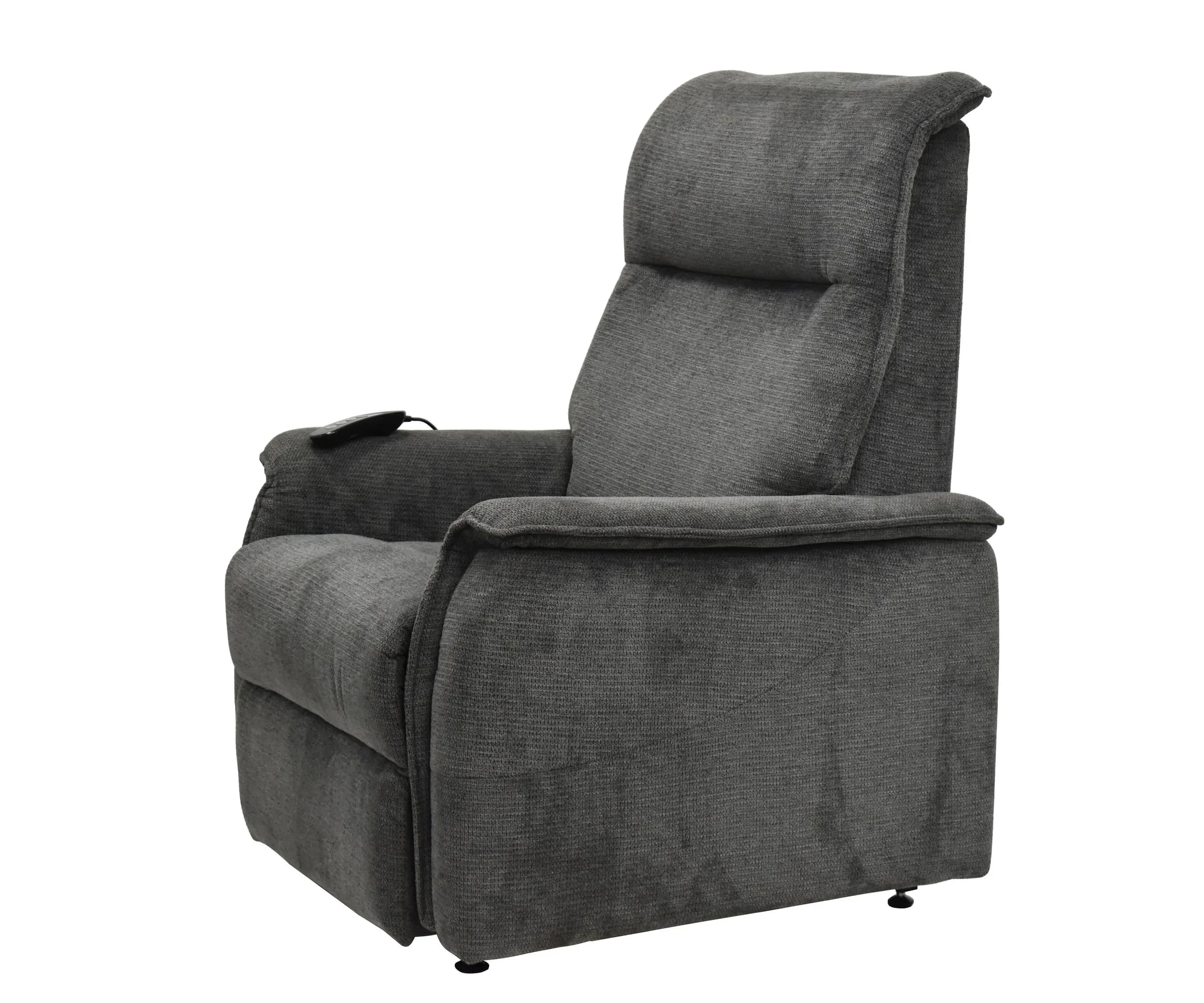 TV-Sessel MIKLAS - Aufstehhilfe, Relaxfunktion, Stoff, Grau