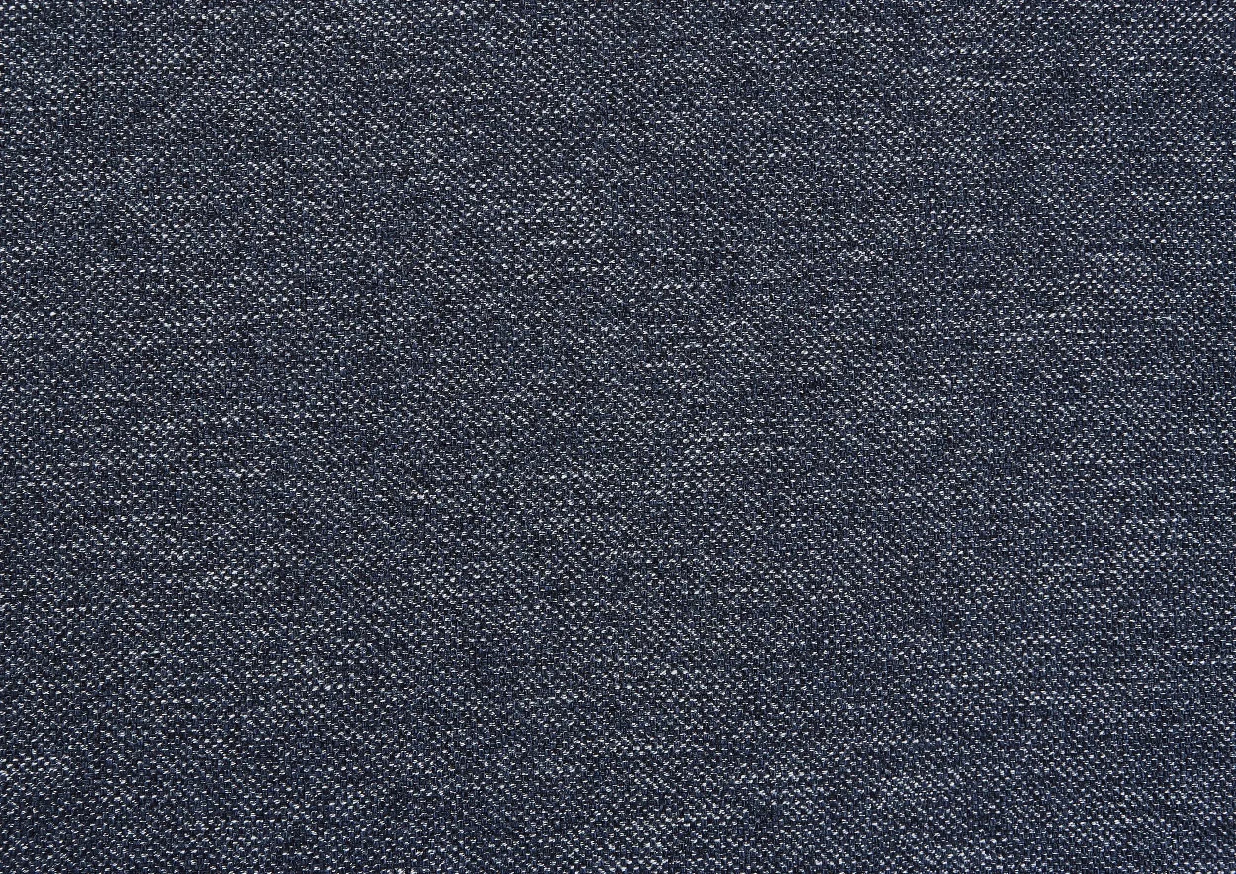 Wohnlandschaft - Longchair links mit 2,5-Sitzer und Ecke rechts, Stoff Dunkelblau
