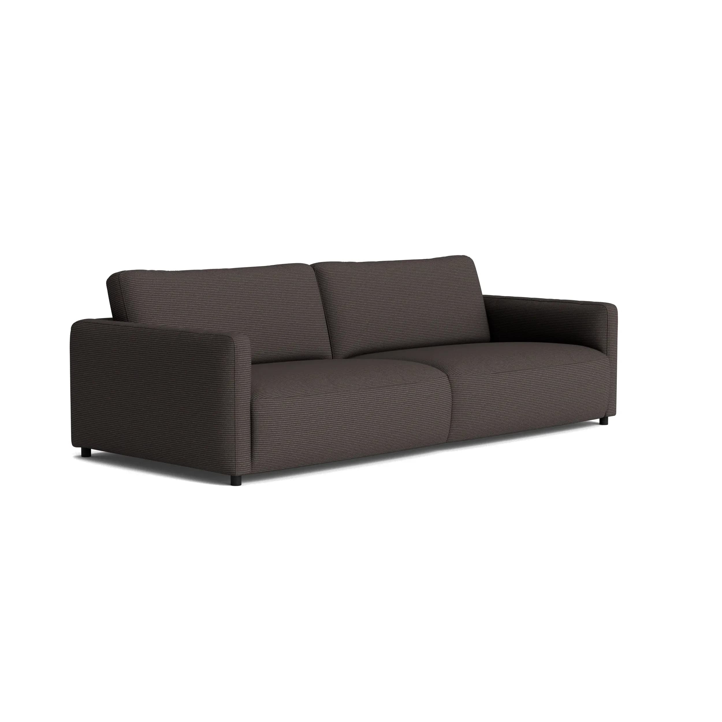 Bigsofa Liendo - 3-Sitzer XL, Stoff, Mocca
