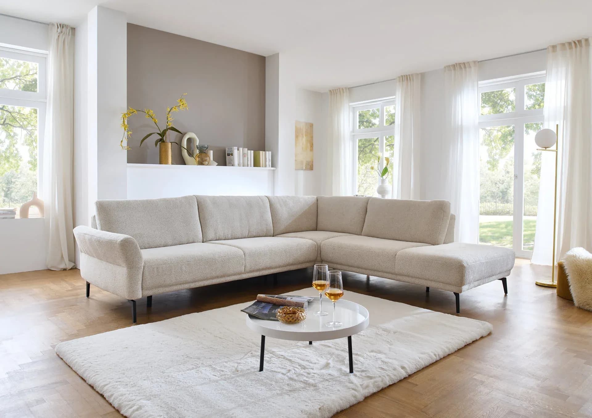 Ecksofa - 3-Sitzer mit Ecke rechts
