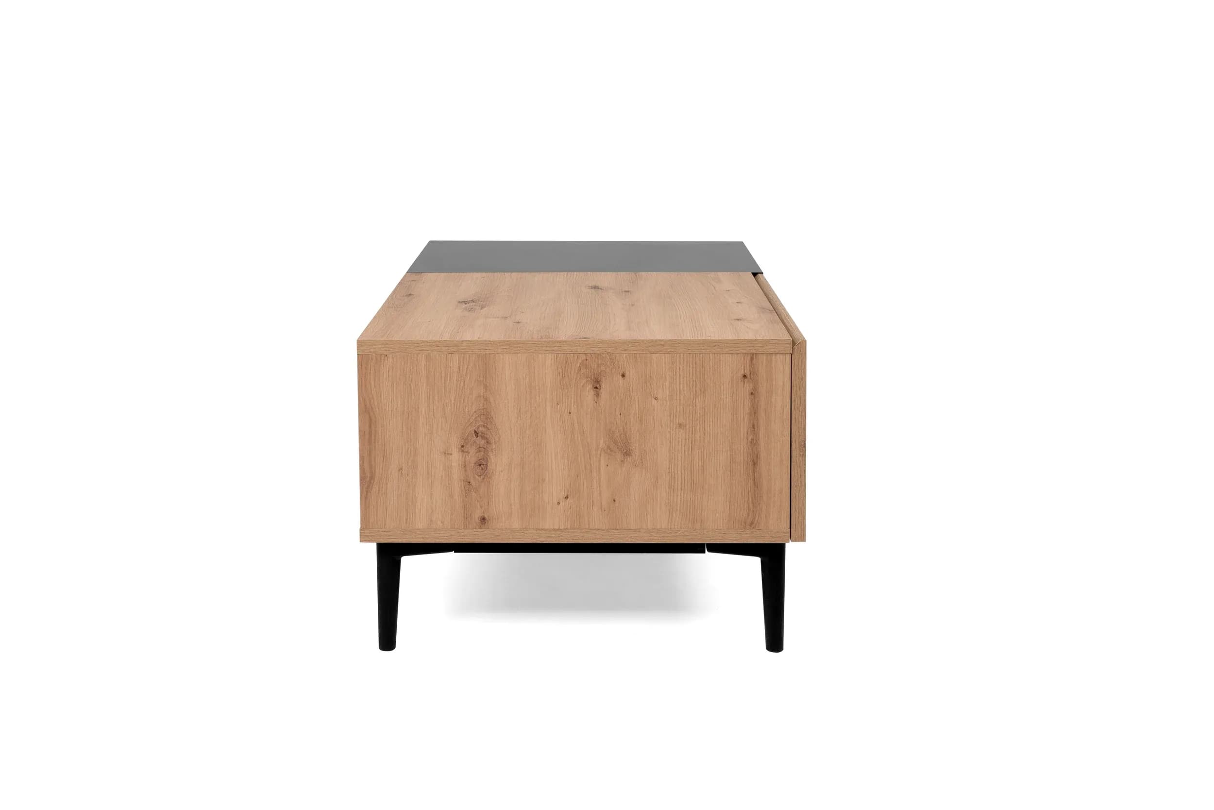 Couchtisch- LB ca. 100x55 cm, Vintage Dekor, Schwarz