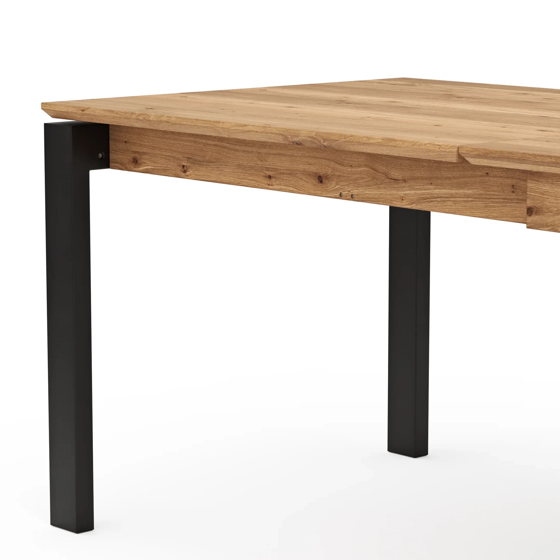Esstisch Farmingdale - ausziehbar, LB ca. 140x90 cm, Eiche massiv, natur geölt