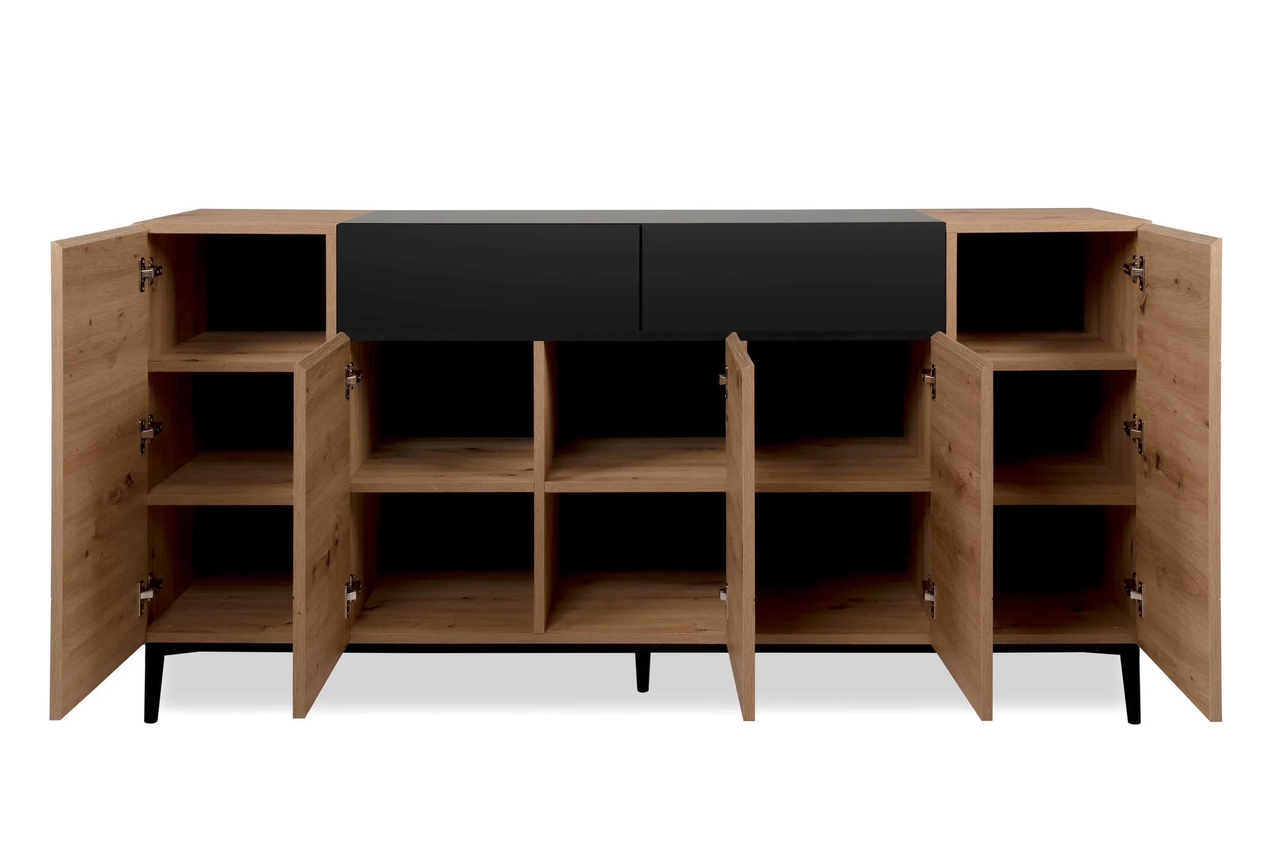 Sideboard- Vintage Dekor, Schwarz
