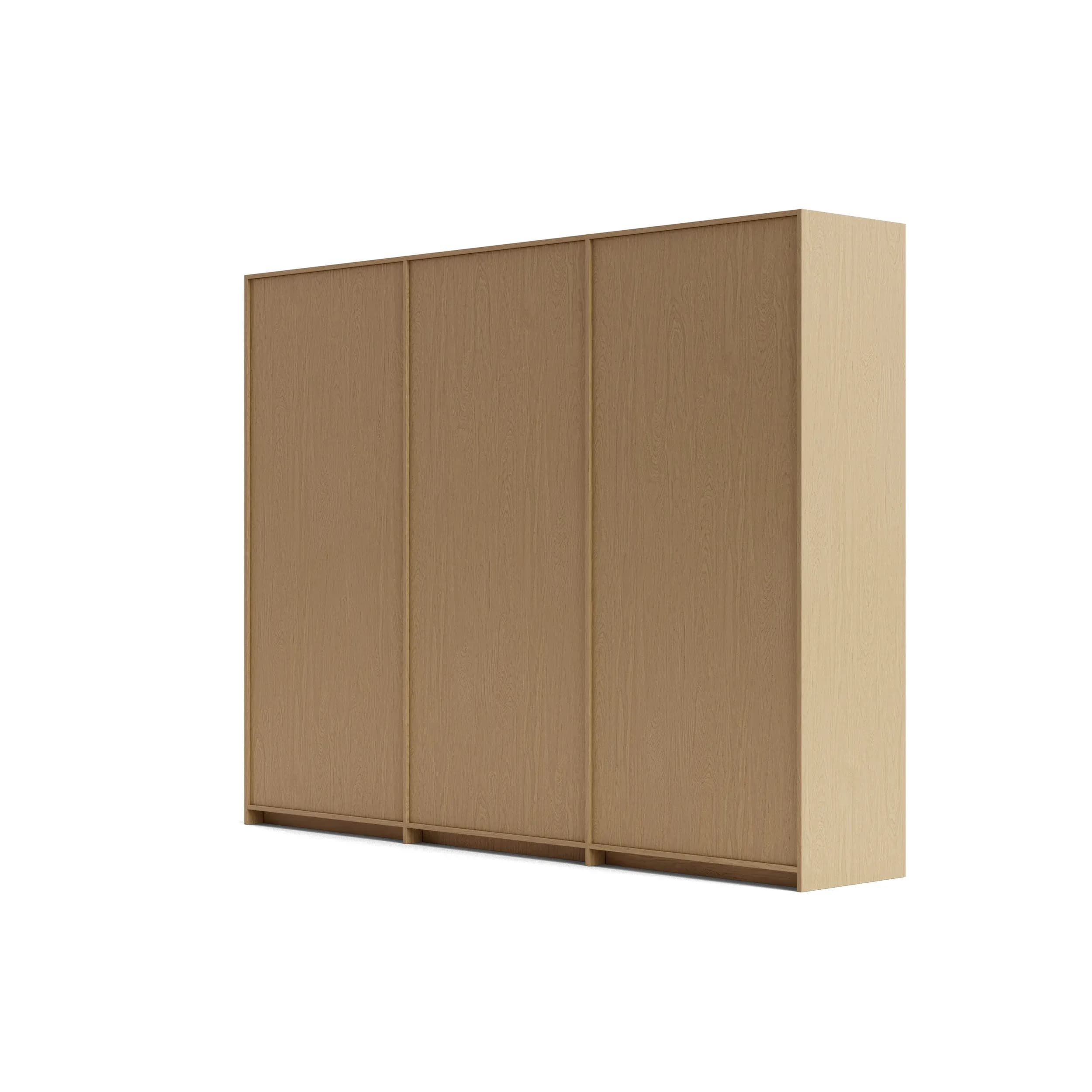 Drehtürenschrank Caluma - B. ca. 300cm, Furnier, Balkeneiche