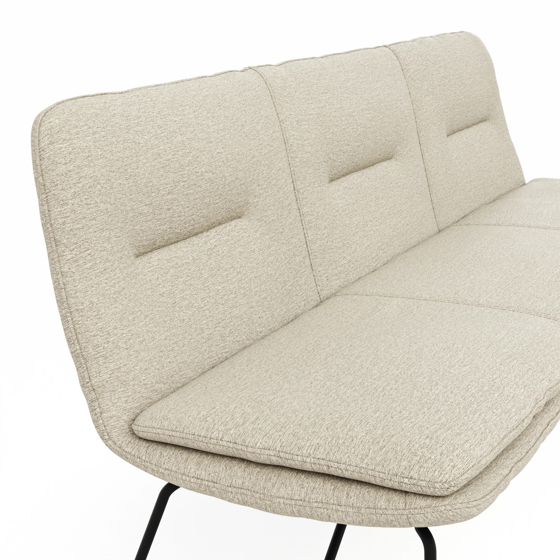 Polsterbank Macano - B ca. 180 cm, Stoff, Beige