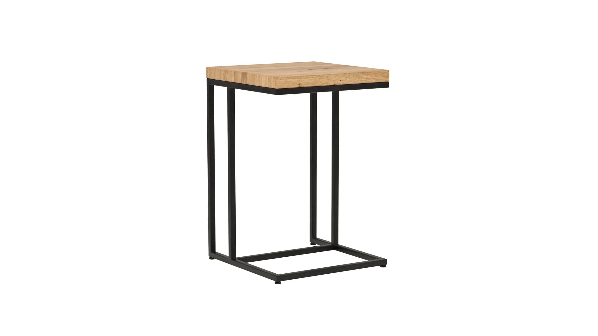 Beistelltisch Farmingdale - LBH ca. 45x45x67 cm, Eiche massiv, natur geölt