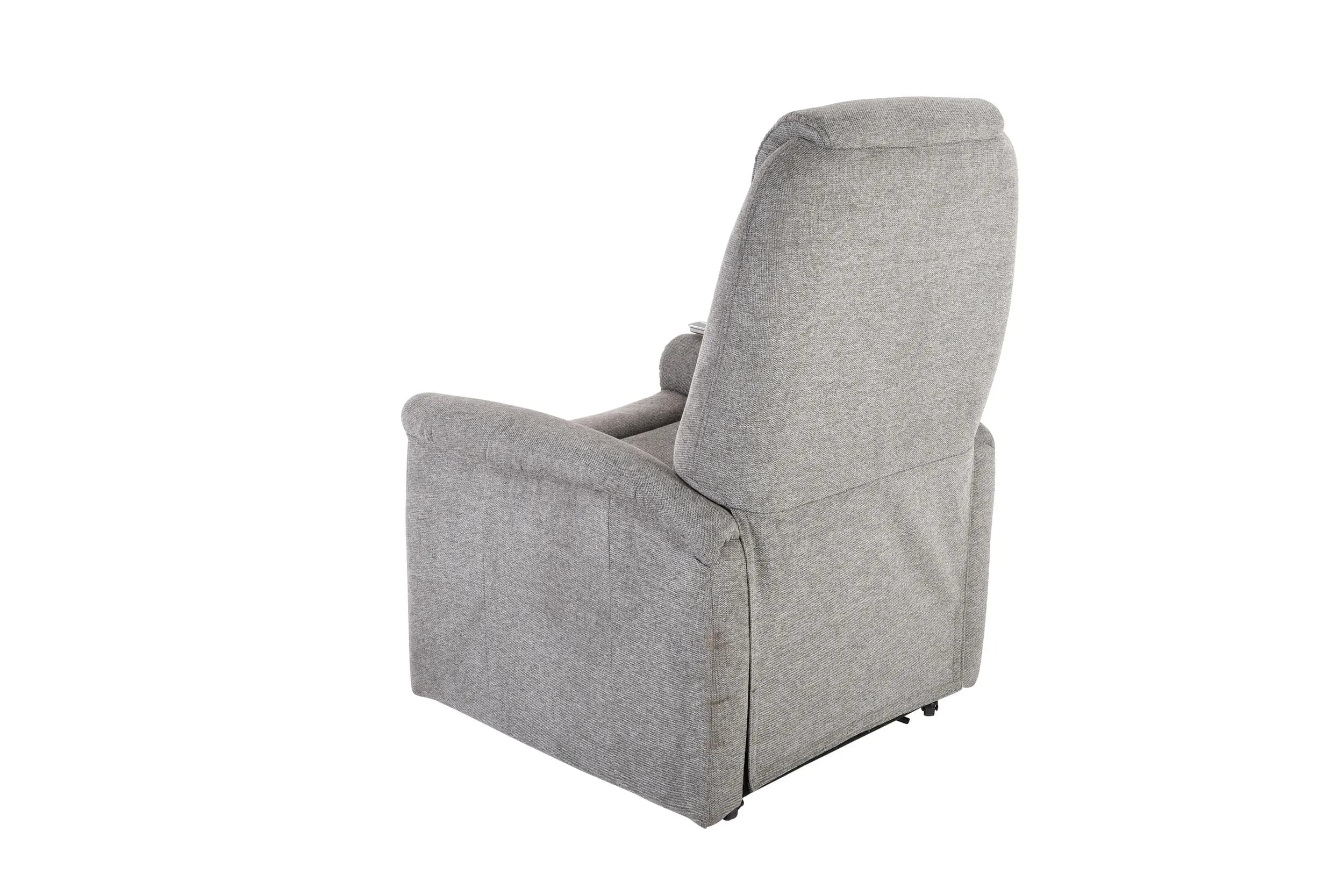 TV-Sessel MYRON - Aufstehhilfe, Relaxfunktion, Stoff, Grau
