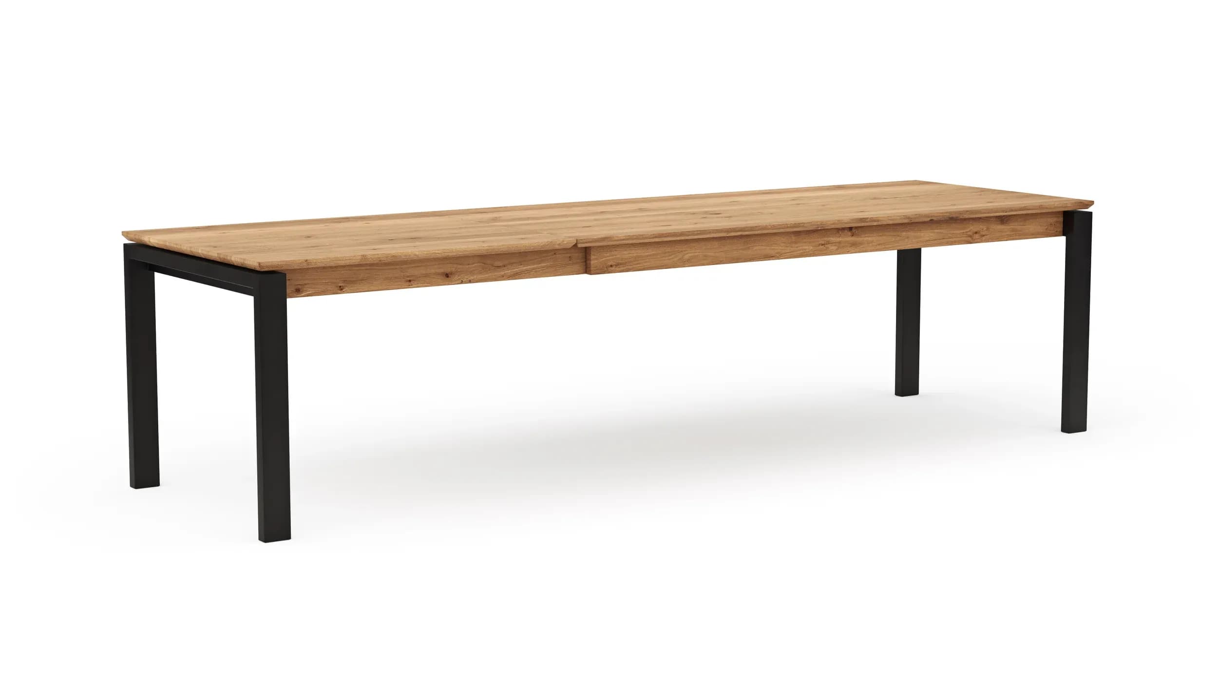 Esstisch Farmingdale - ausziehbar, LB ca. 200x90 cm, Eiche massiv, natur geölt