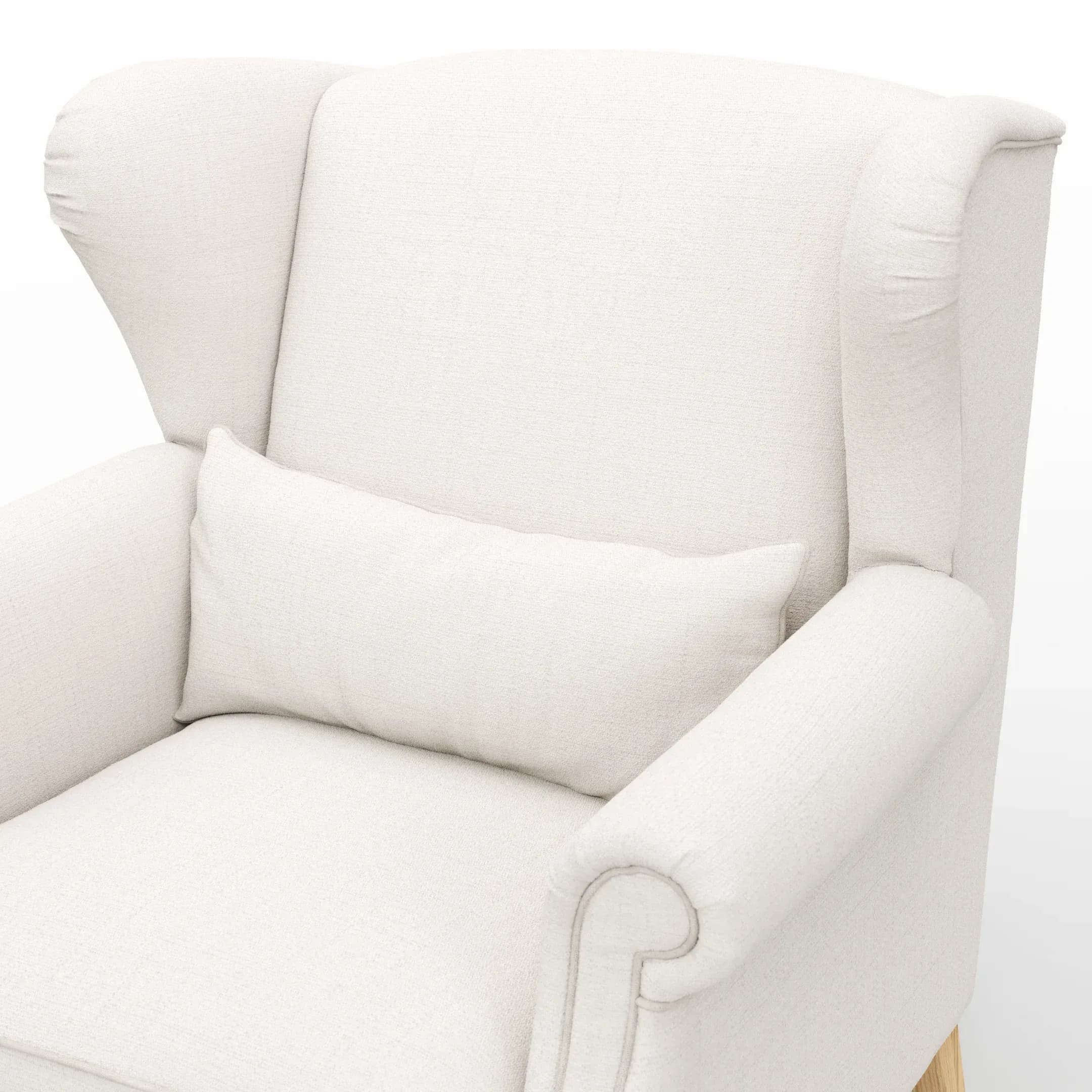 Sessel Mapleton - Stoff, Creme