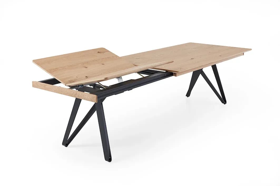 Esstisch - BL ca. 100x190x cm, Tisch ausziehbar, Teilmassivholz