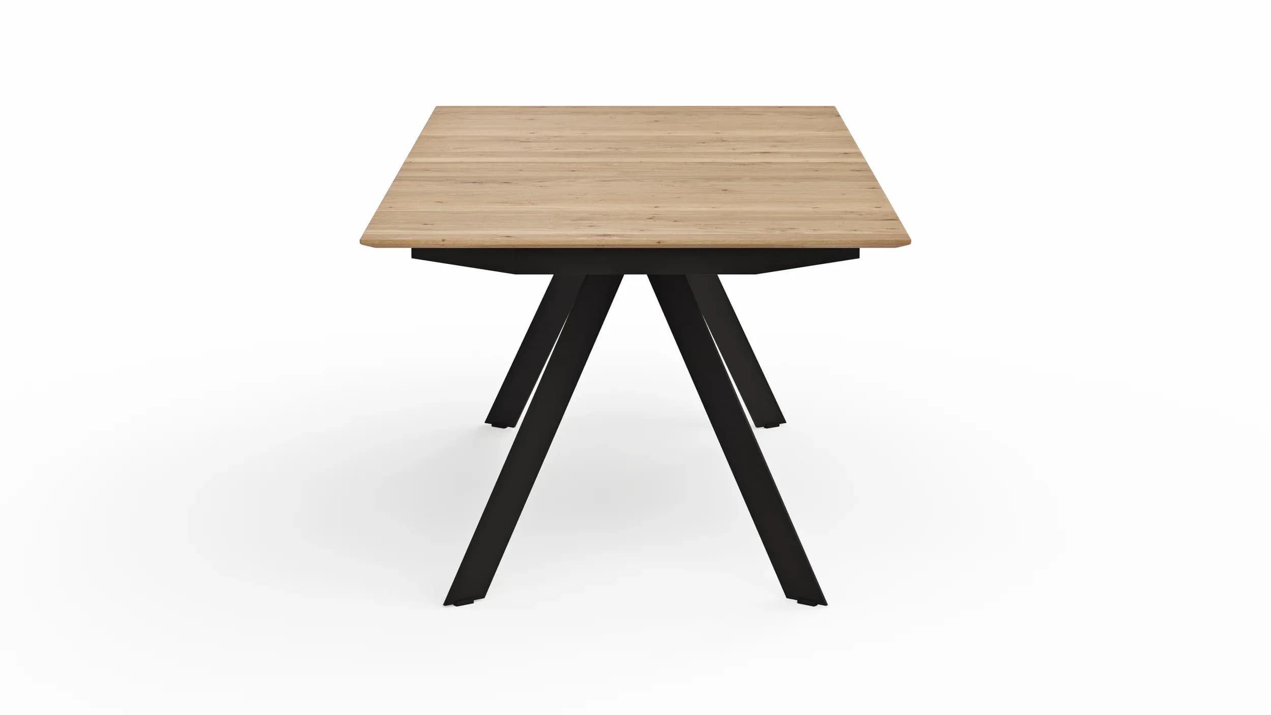Esstisch Dinner - ausziehbar, LB ca. 200x100 cm, Eiche massiv