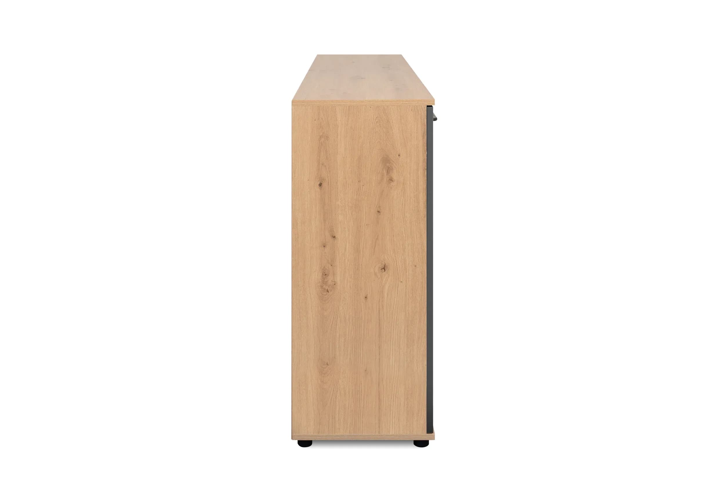 Sideboard- B ca. 160 cm, Eiche Dekor, Beige