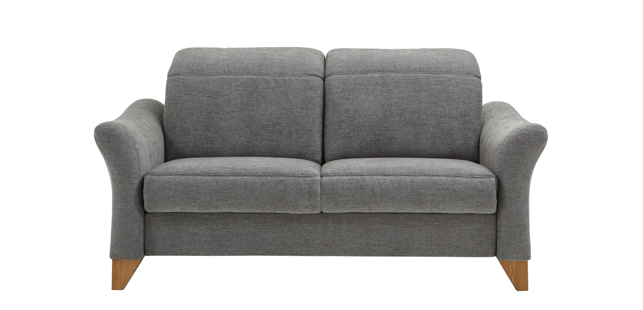 Sofa Canterbury - 2,5-Sitzer, Stoff, Silbergrau
