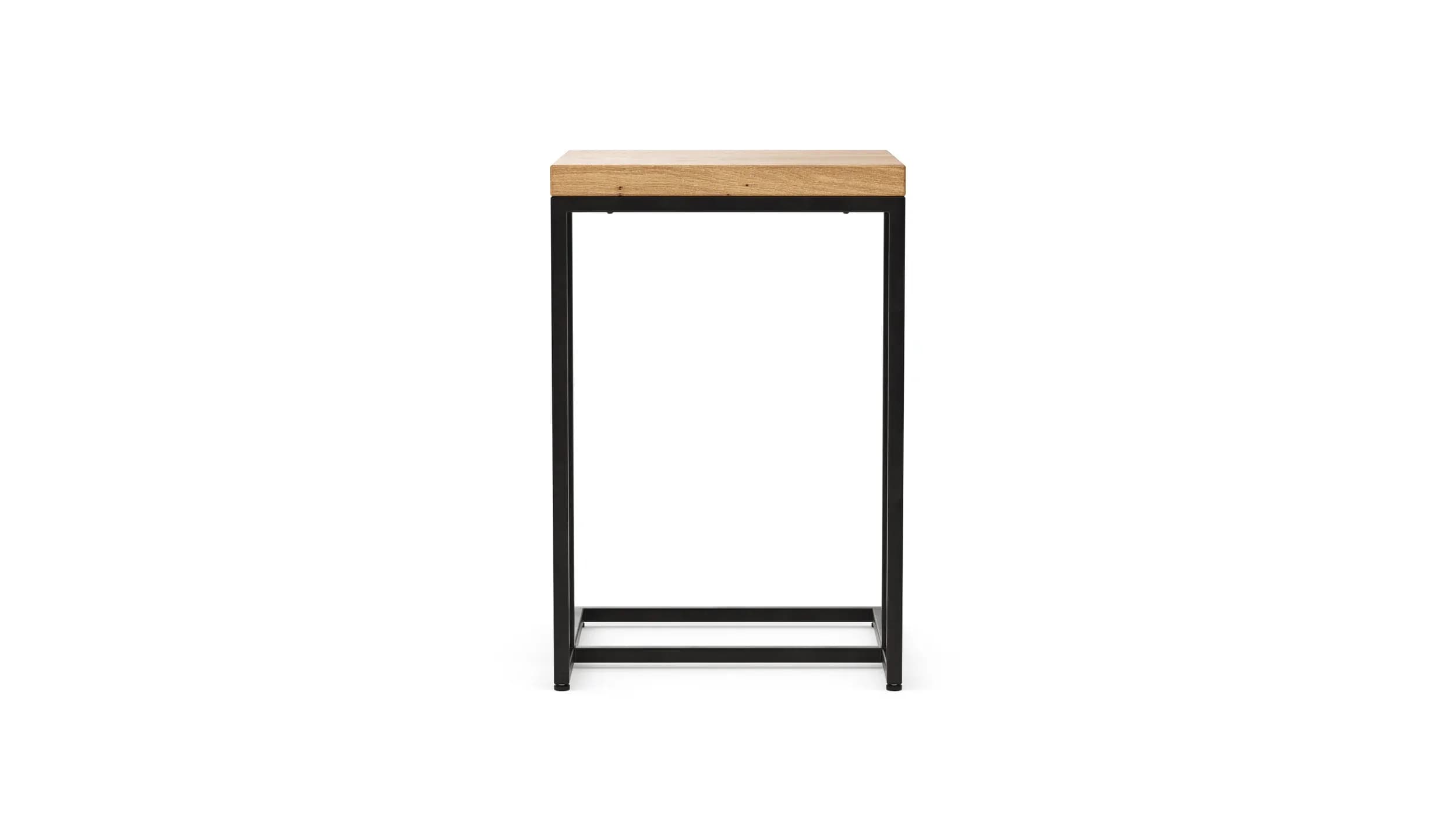 Beistelltisch Farmingdale - LBH ca. 45x45x67 cm, Eiche massiv, natur geölt