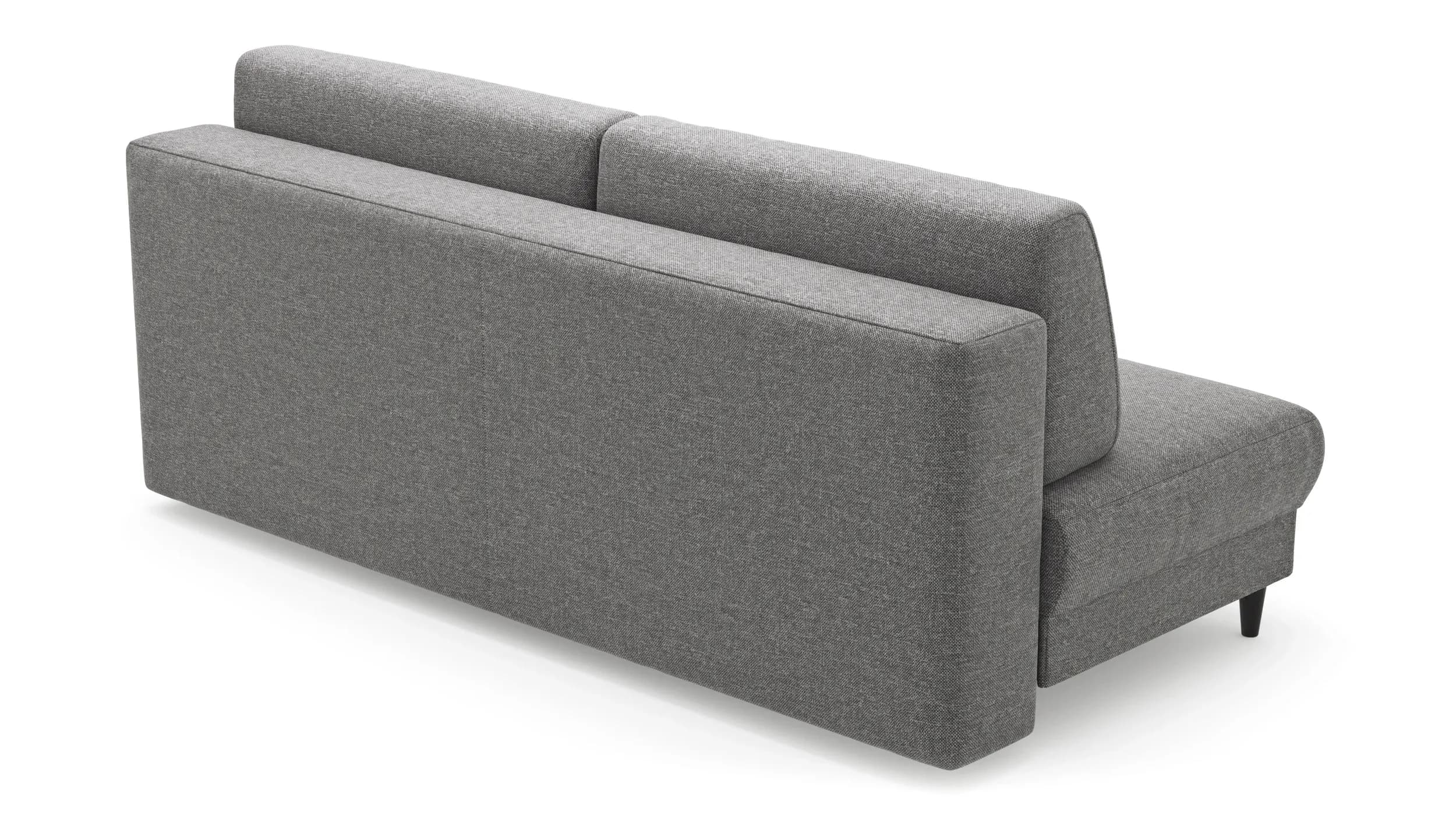 Schlafsofa Salema - 3-Sitzer mit Schlaffunktion (Liegefläche ca. 140x200 cm), Stoff, Graphit