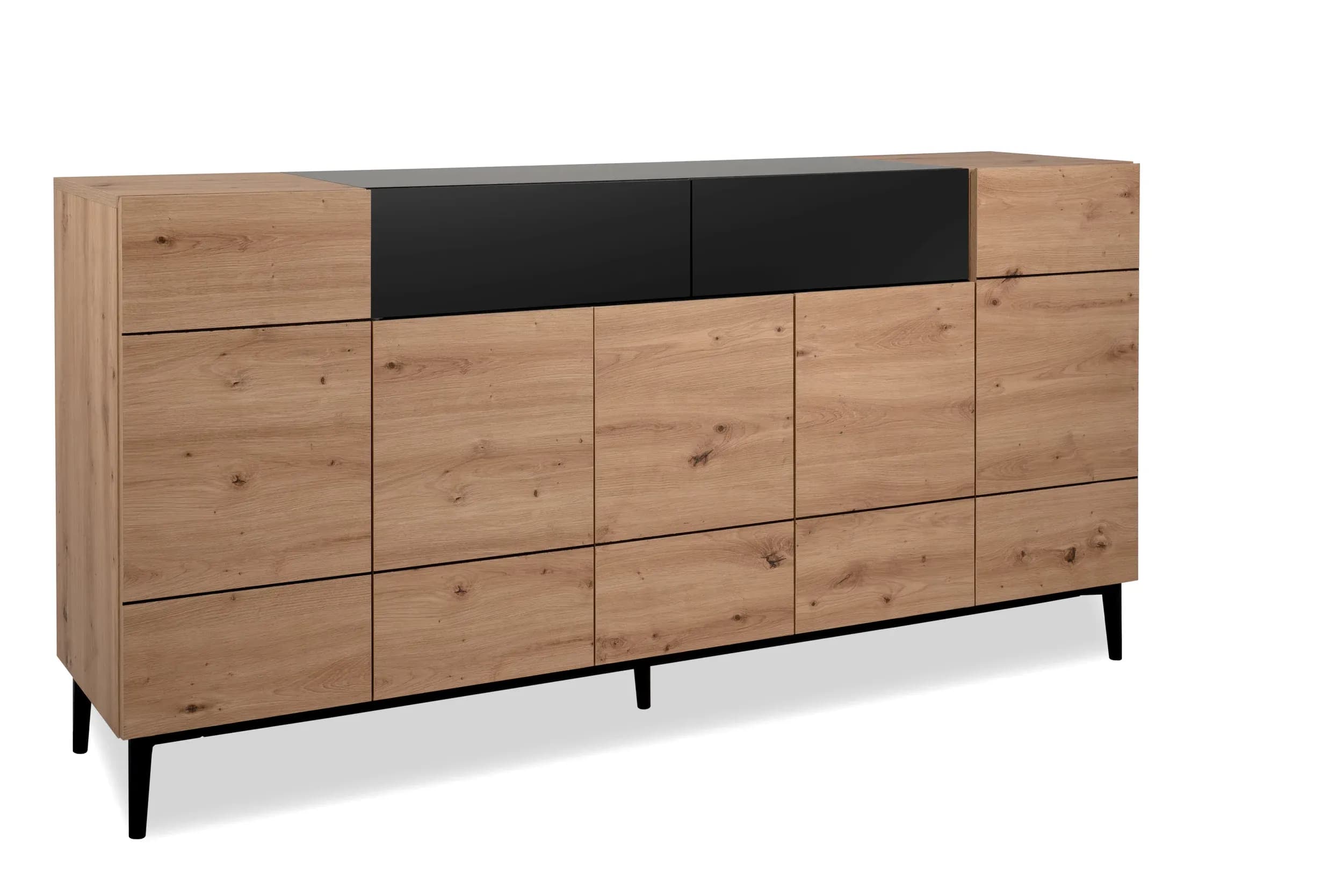 Sideboard- Vintage Dekor, Schwarz