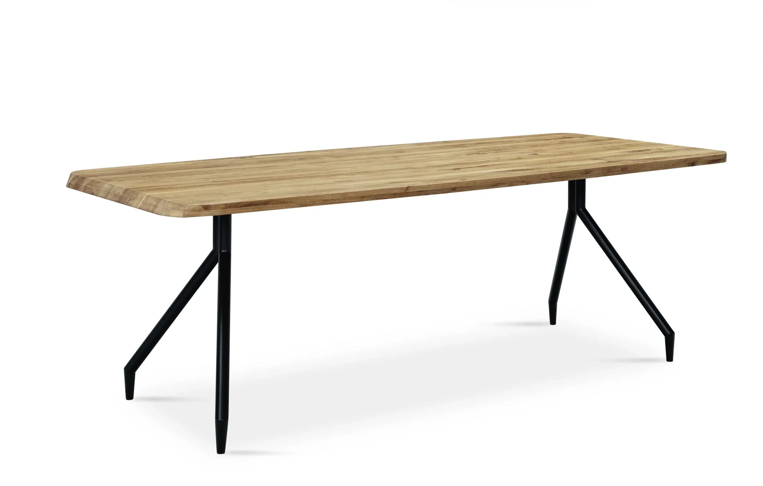 Esstisch - LB ca. 200x100 cm, Wildeiche massiv