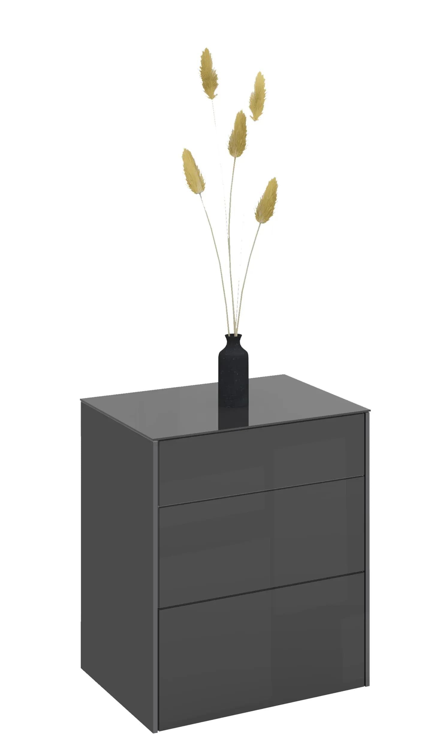 Kommode - B ca. 52 cm, Anthrazit