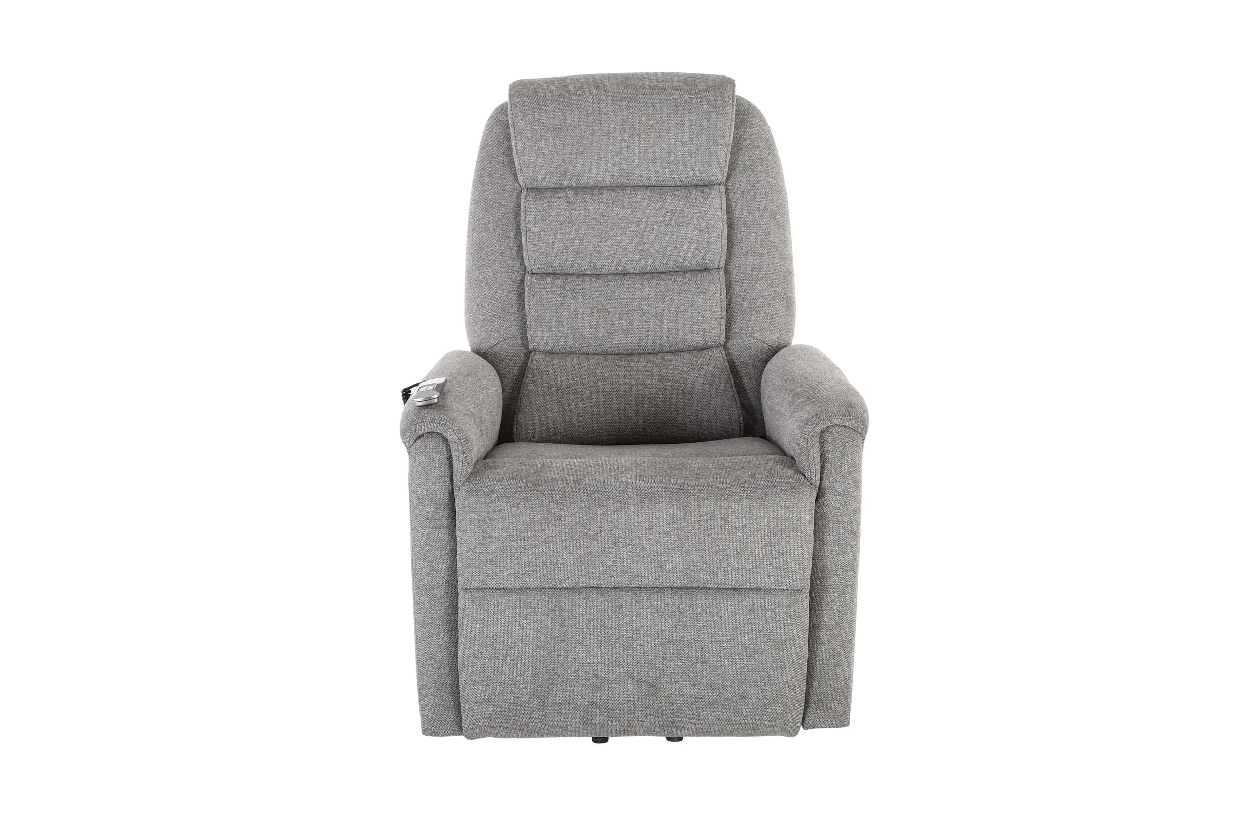 TV-Sessel MYRON - Aufstehhilfe, Relaxfunktion, Stoff, Grau